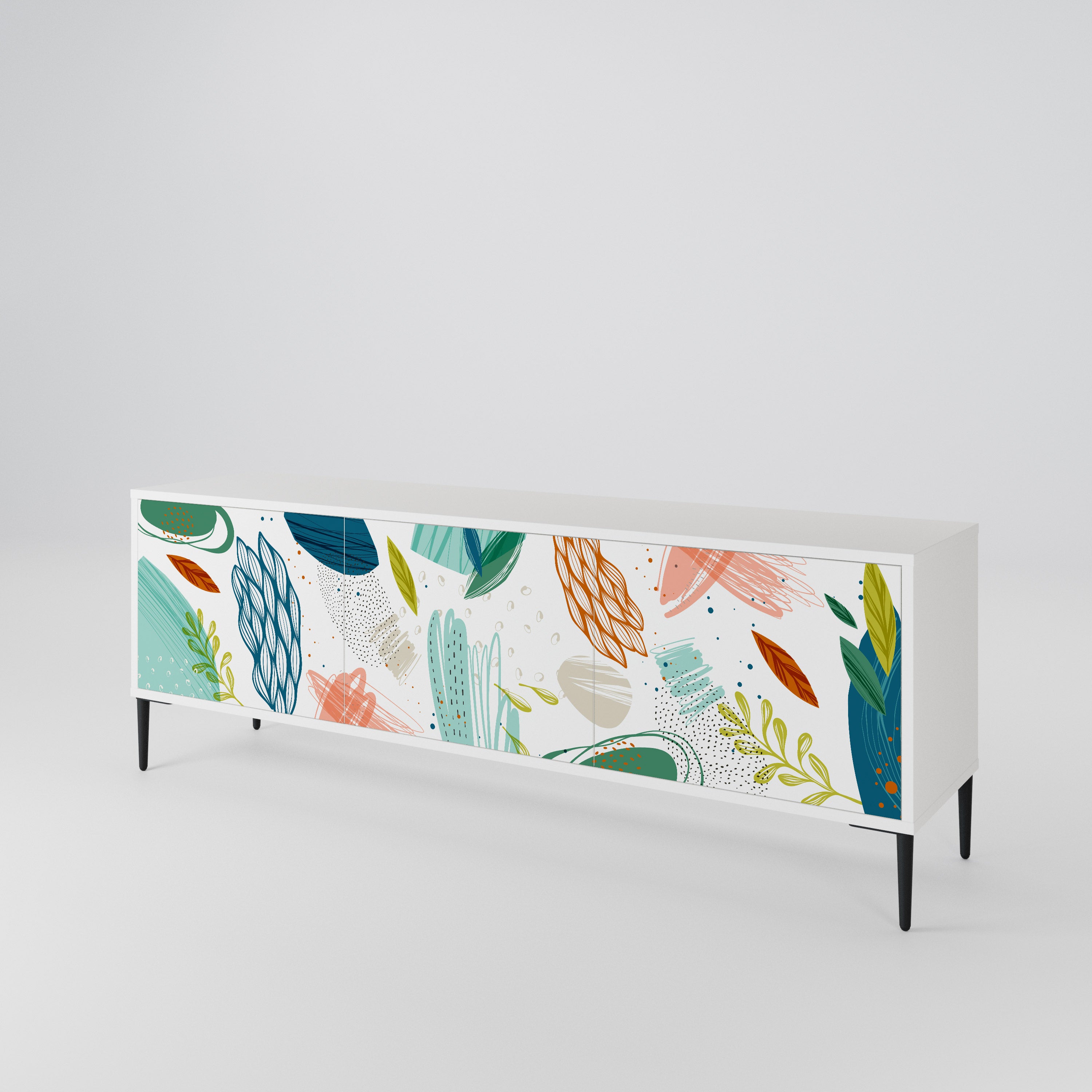 BOTANICAL HURRICANE 3-türiges TV-Lowboard