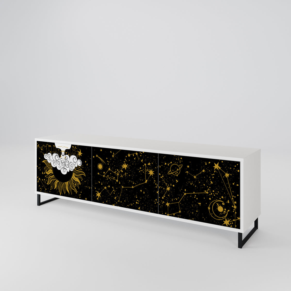STELLAR CONSTELLATIONS 3-türiges TV-Lowboard