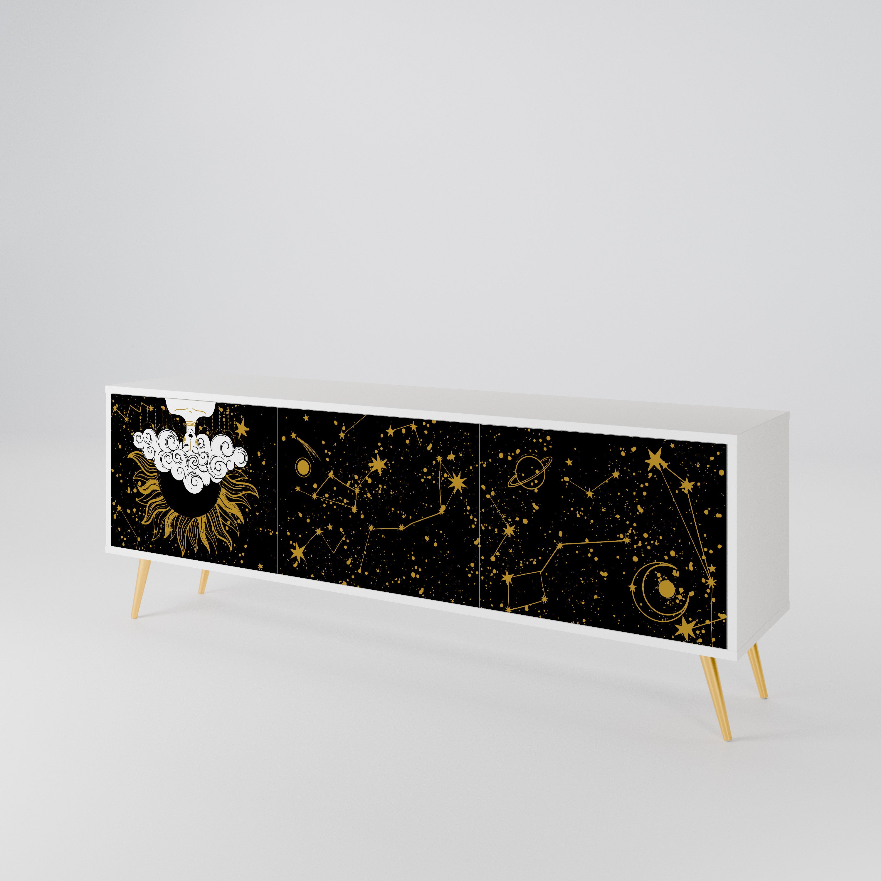 STELLAR CONSTELLATIONS 3-türiges TV-Lowboard