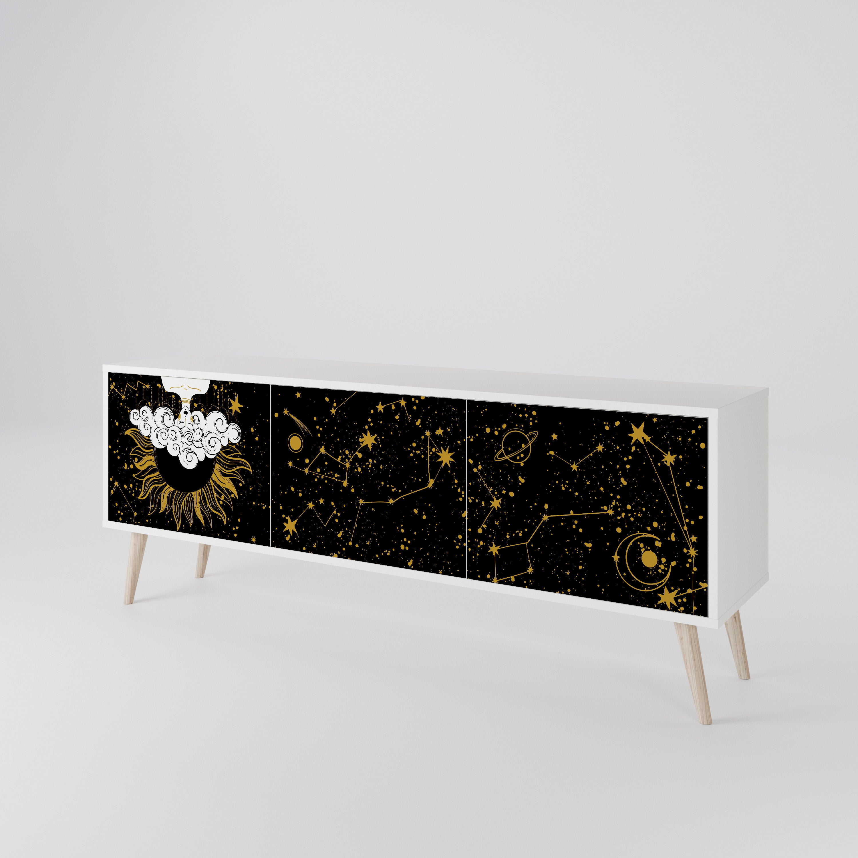 STELLAR CONSTELLATIONS 3-türiges TV-Lowboard
