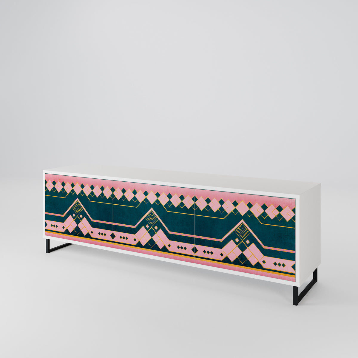 ROYAL COMPOSITION 3-türiges TV-Lowboard