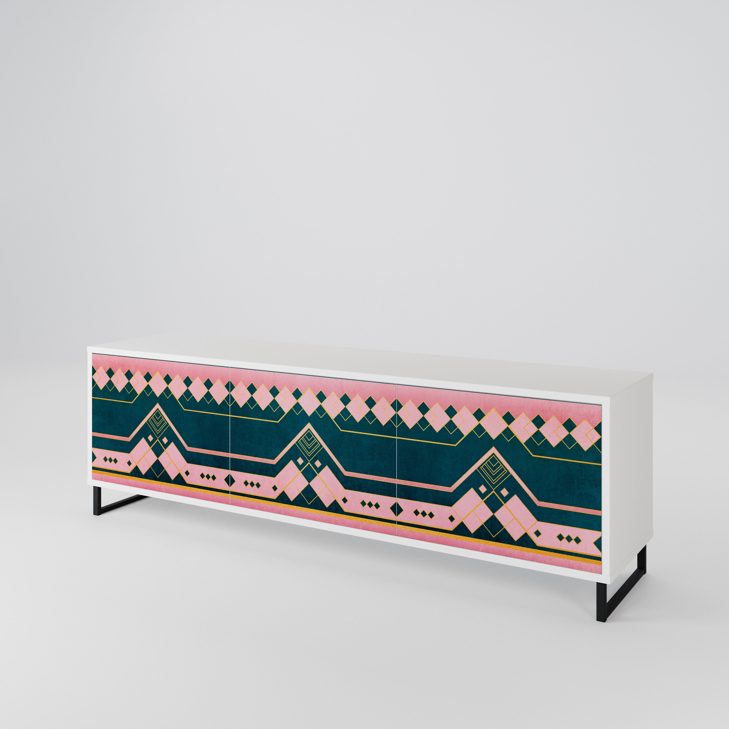 ROYAL COMPOSITION 3-türiges TV-Lowboard