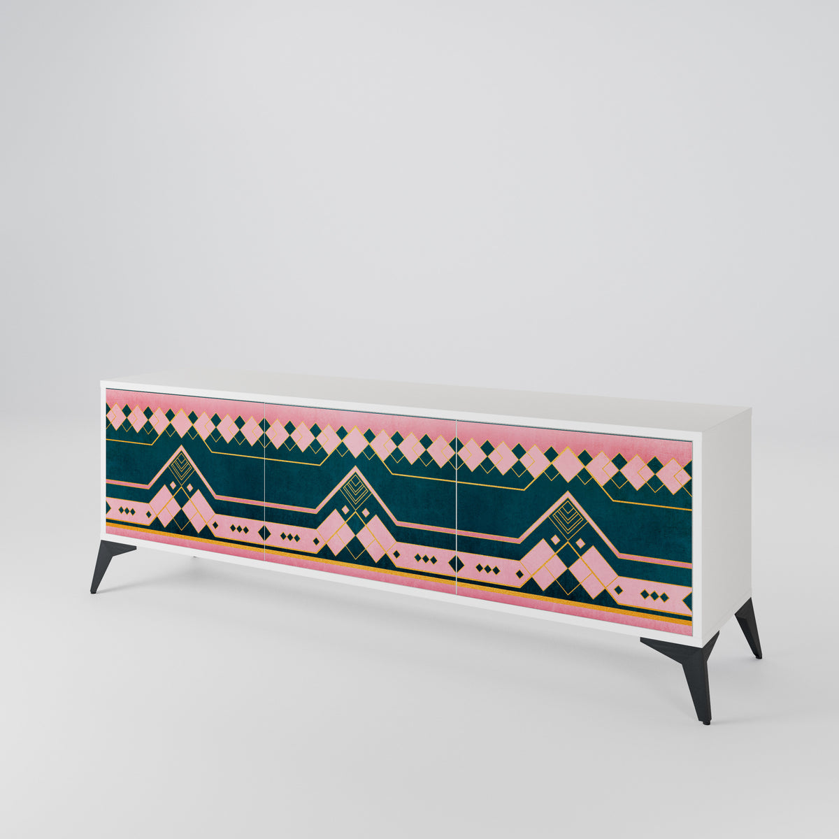 ROYAL COMPOSITION 3-türiges TV-Lowboard