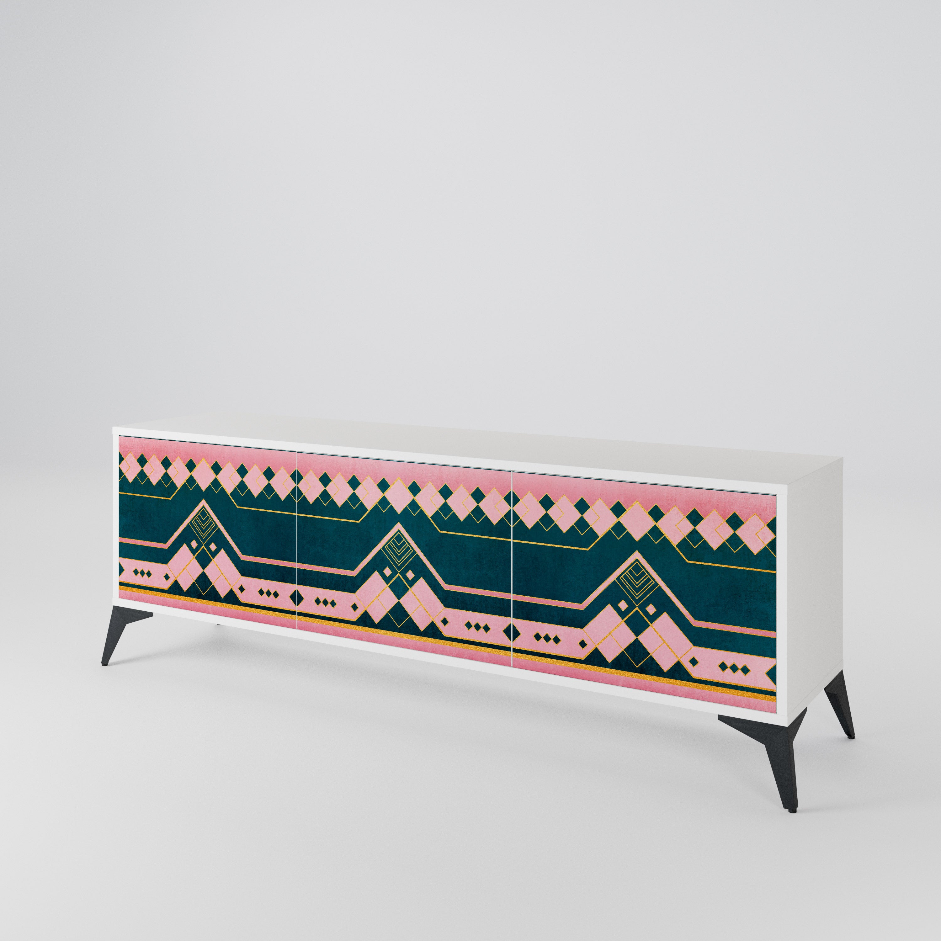 ROYAL COMPOSITION 3-türiges TV-Lowboard