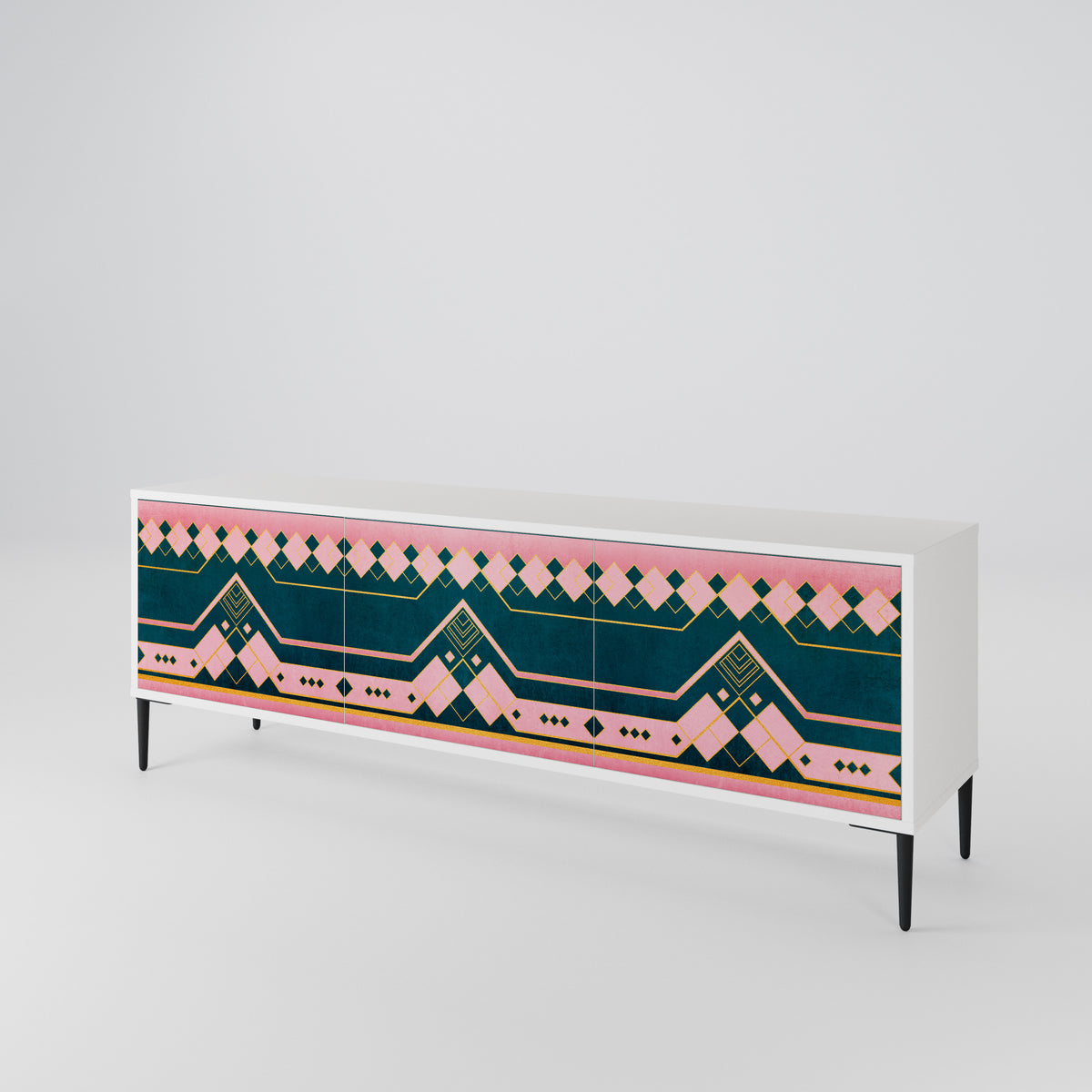 ROYAL COMPOSITION 3-türiges TV-Lowboard