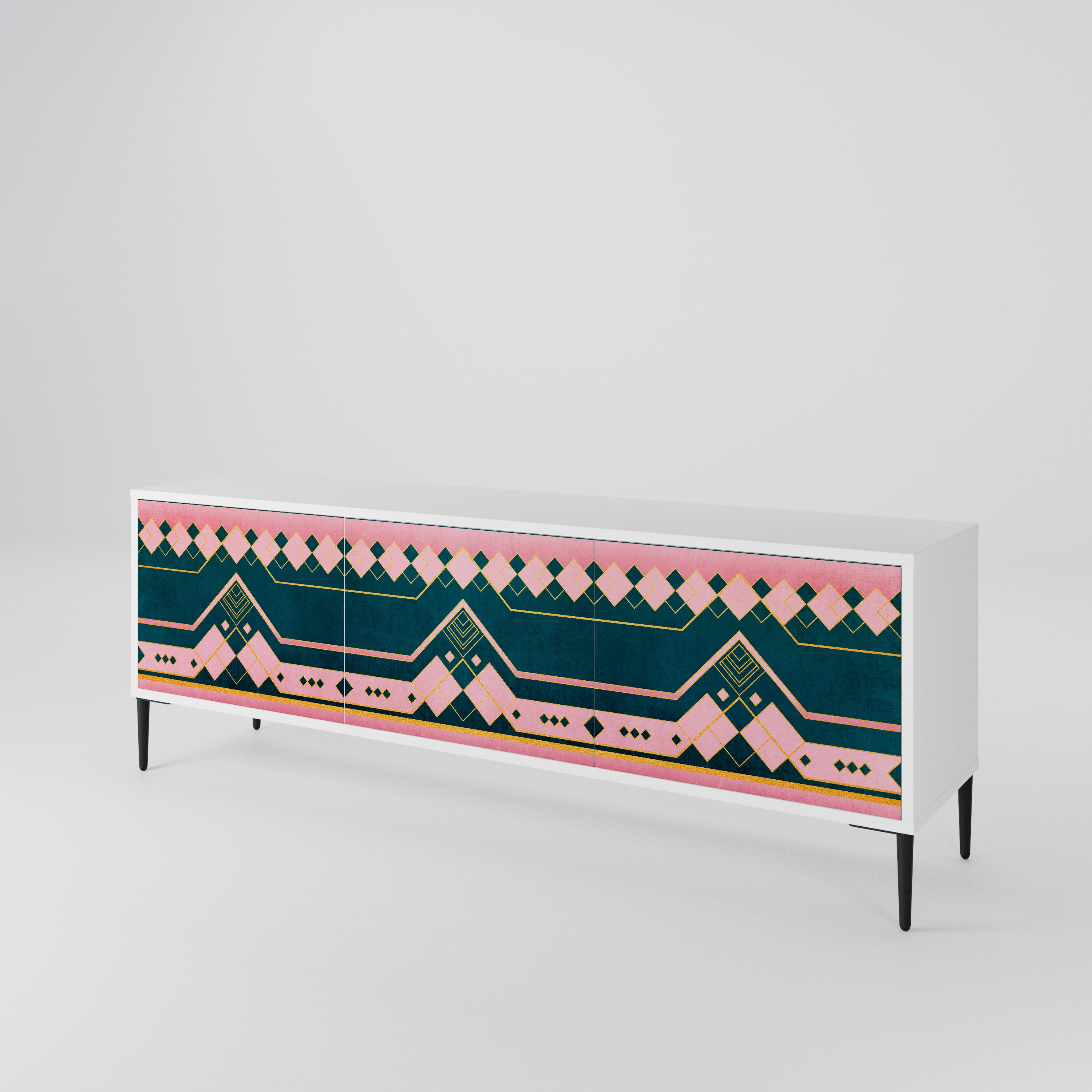 ROYAL COMPOSITION 3-türiges TV-Lowboard