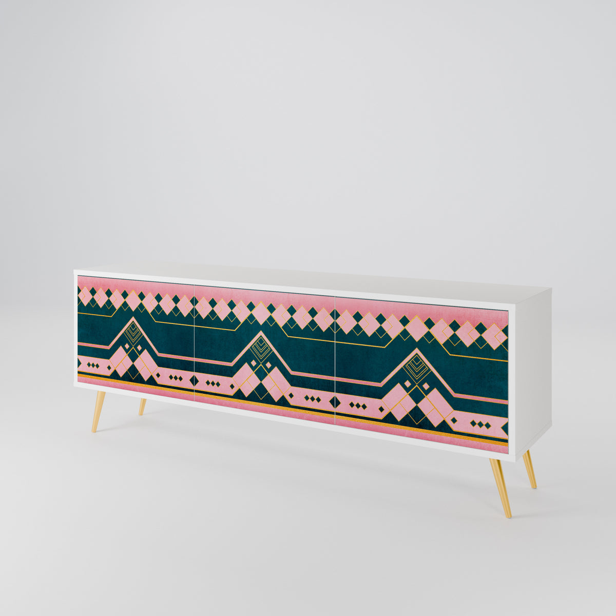 ROYAL COMPOSITION 3-türiges TV-Lowboard