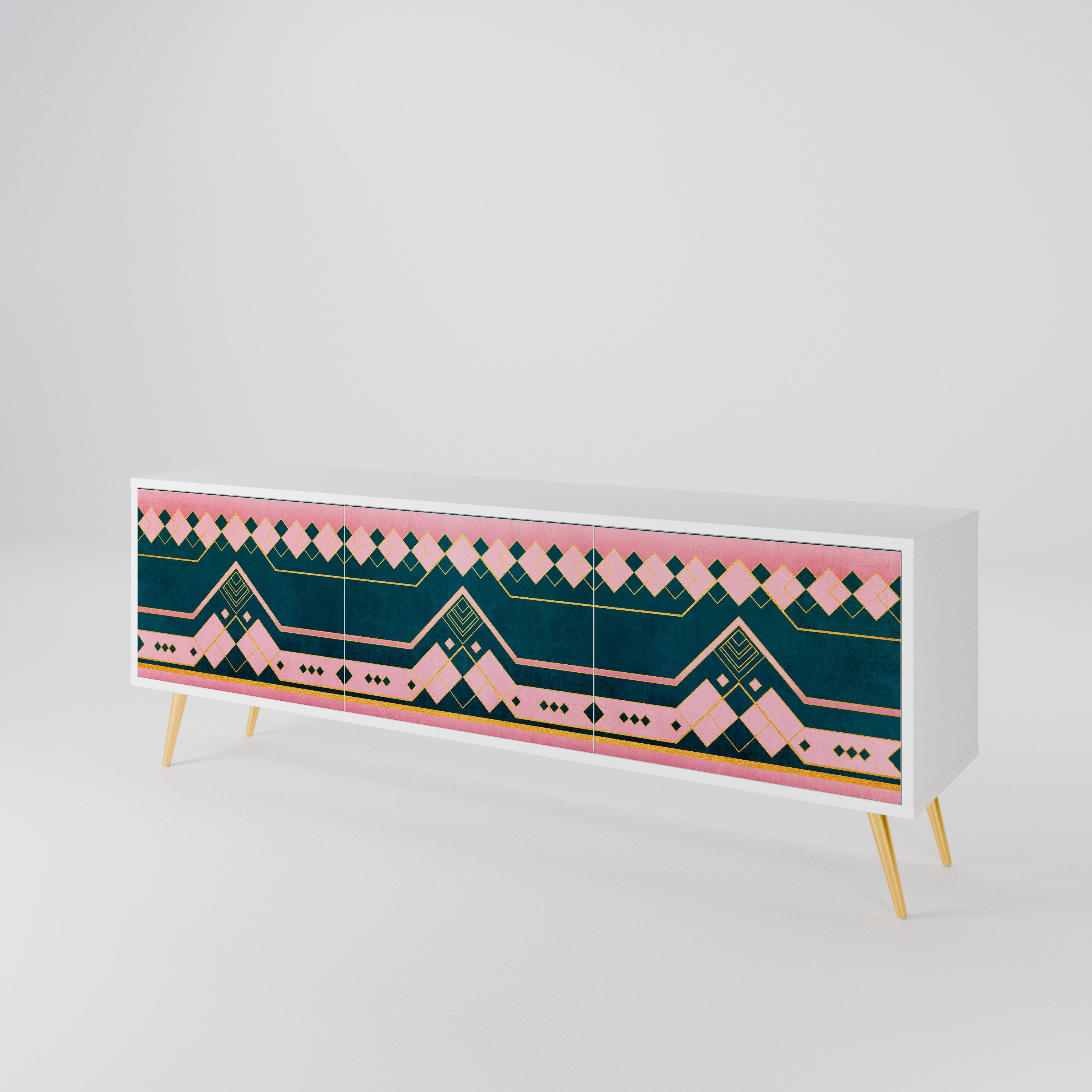 ROYAL COMPOSITION 3-türiges TV-Lowboard