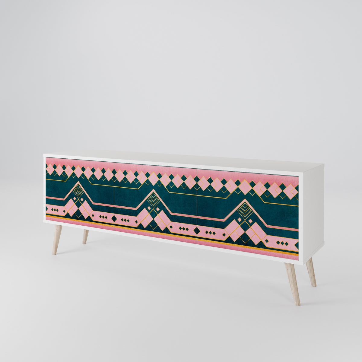 ROYAL COMPOSITION 3-türiges TV-Lowboard