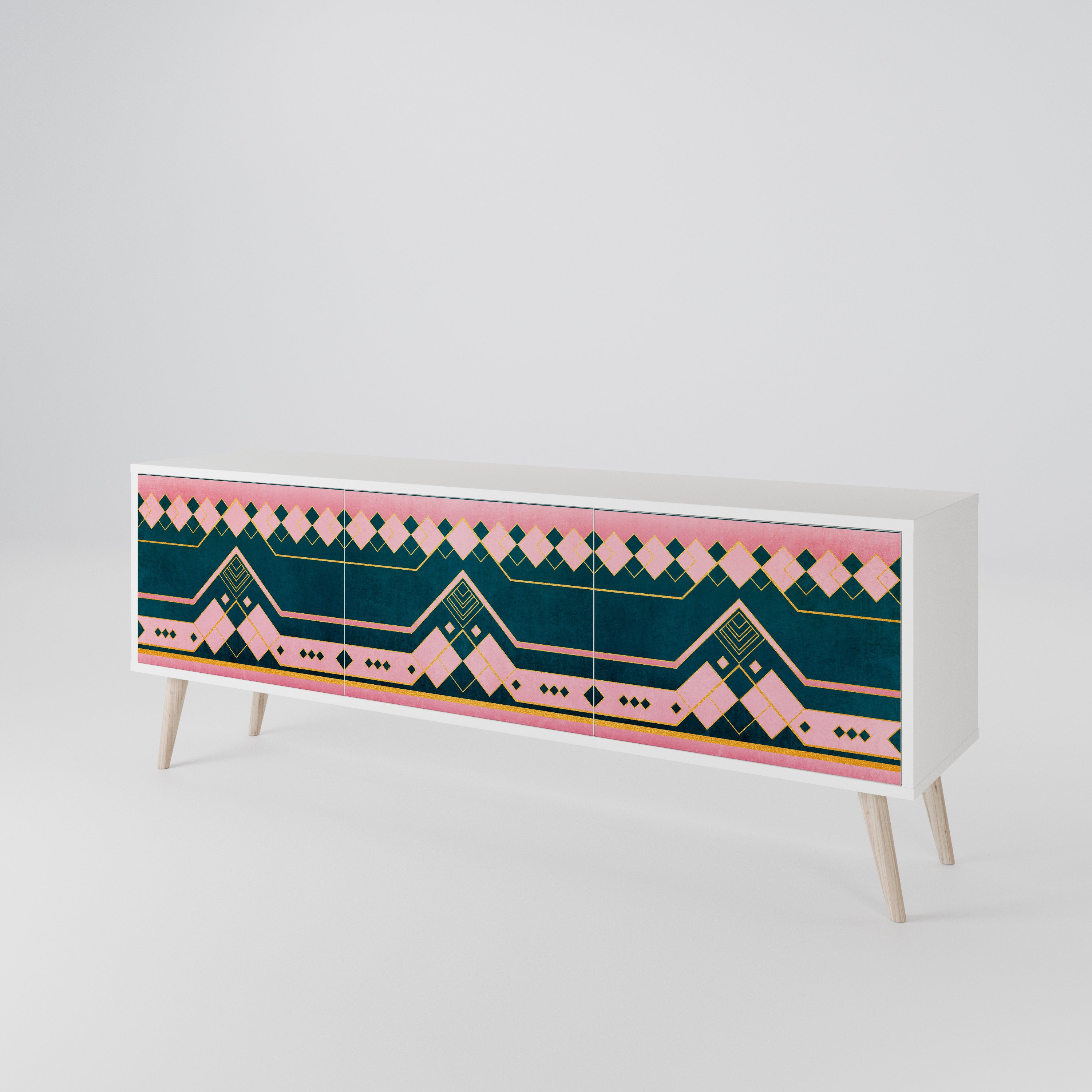 ROYAL COMPOSITION 3-türiges TV-Lowboard