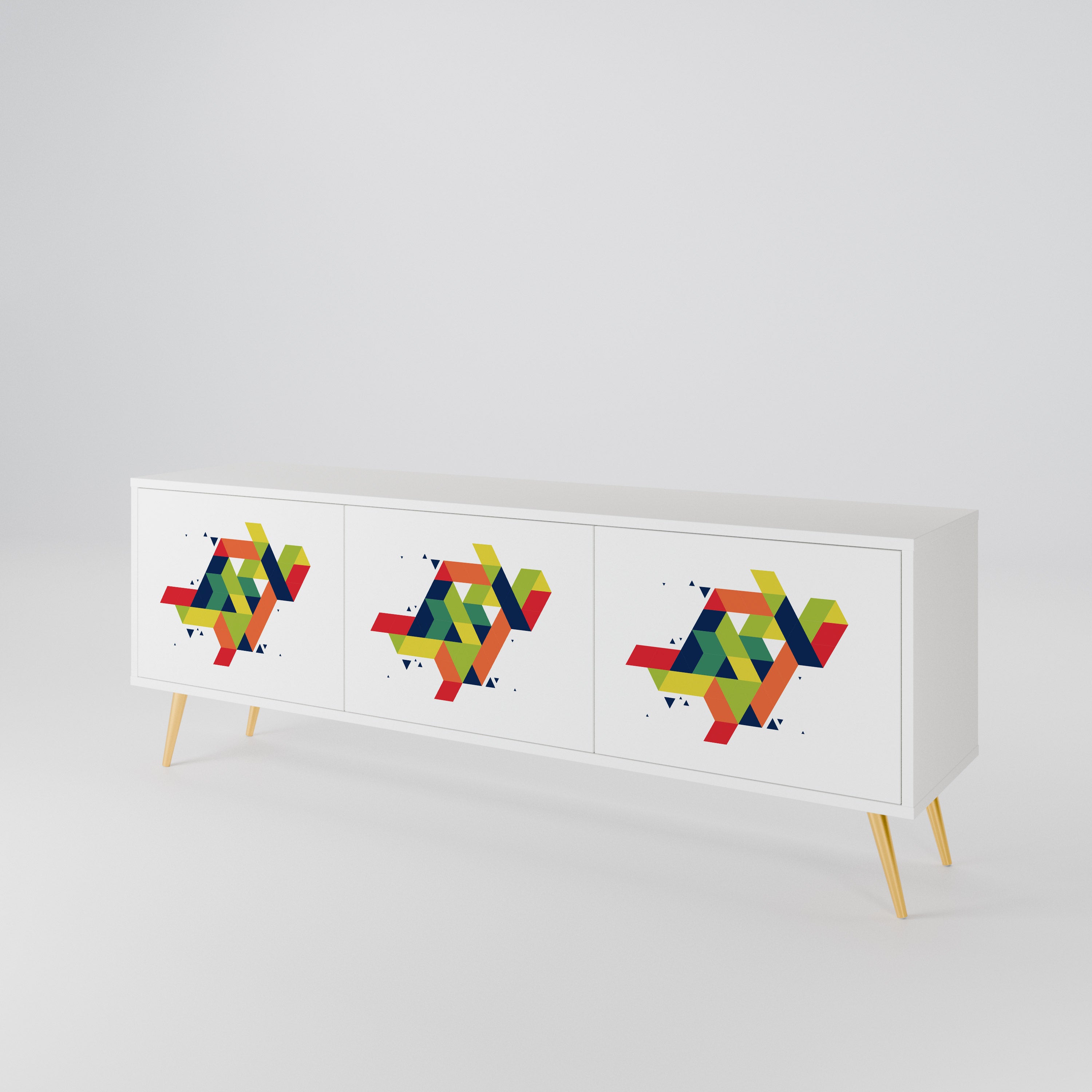 FUTURE SIGN 3-türiges TV-Lowboard