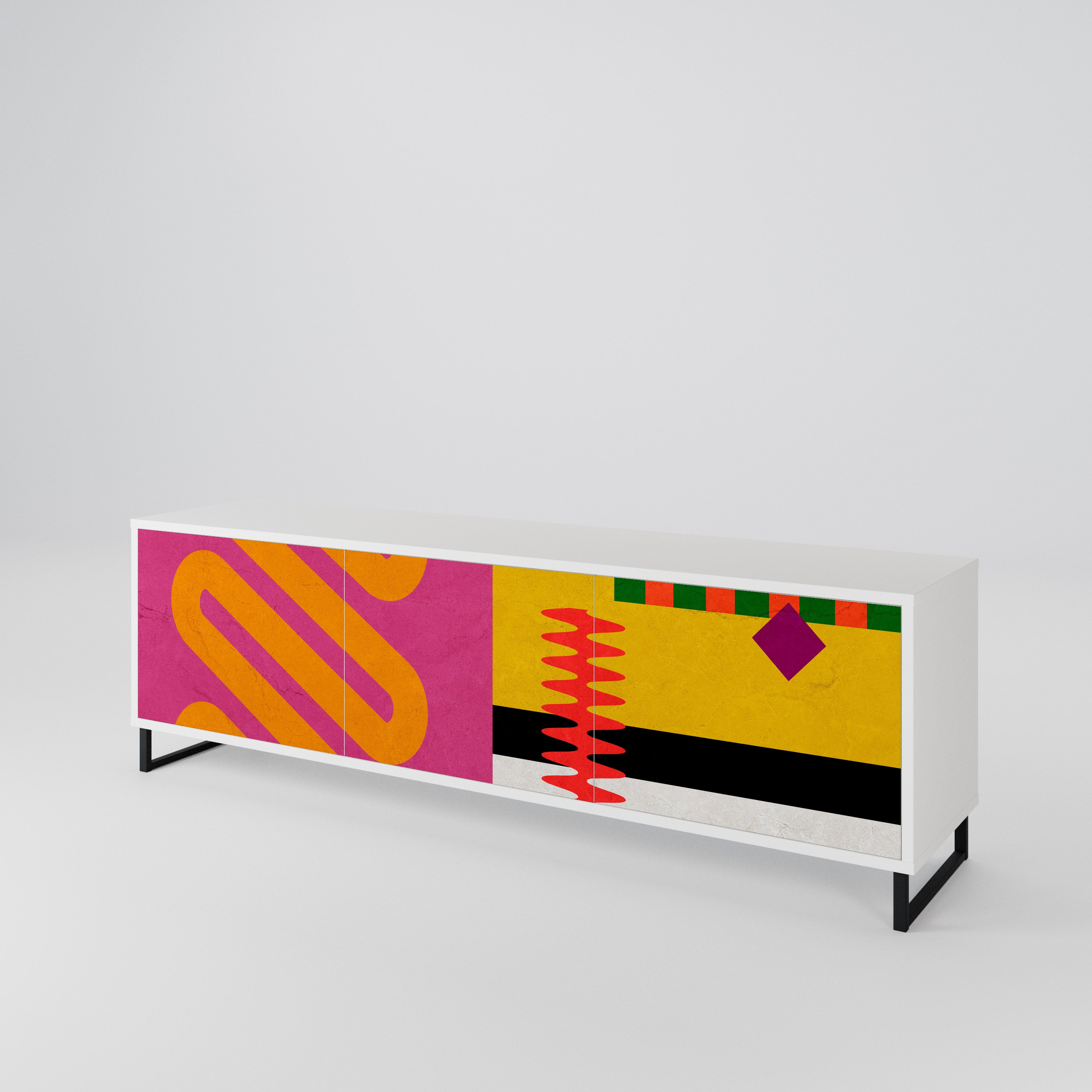 VIVID ART 3-türiges TV-Lowboard