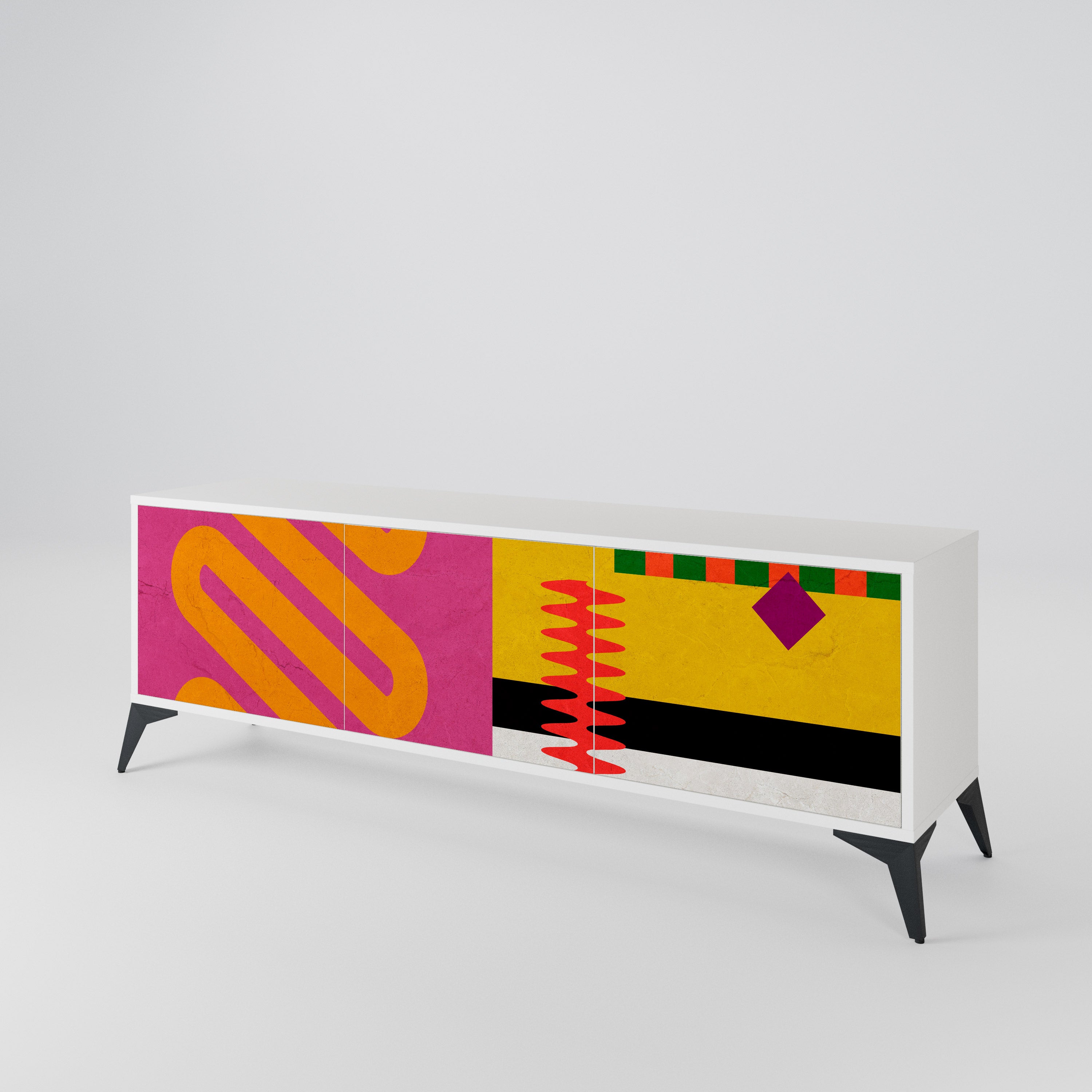 VIVID ART 3-türiges TV-Lowboard