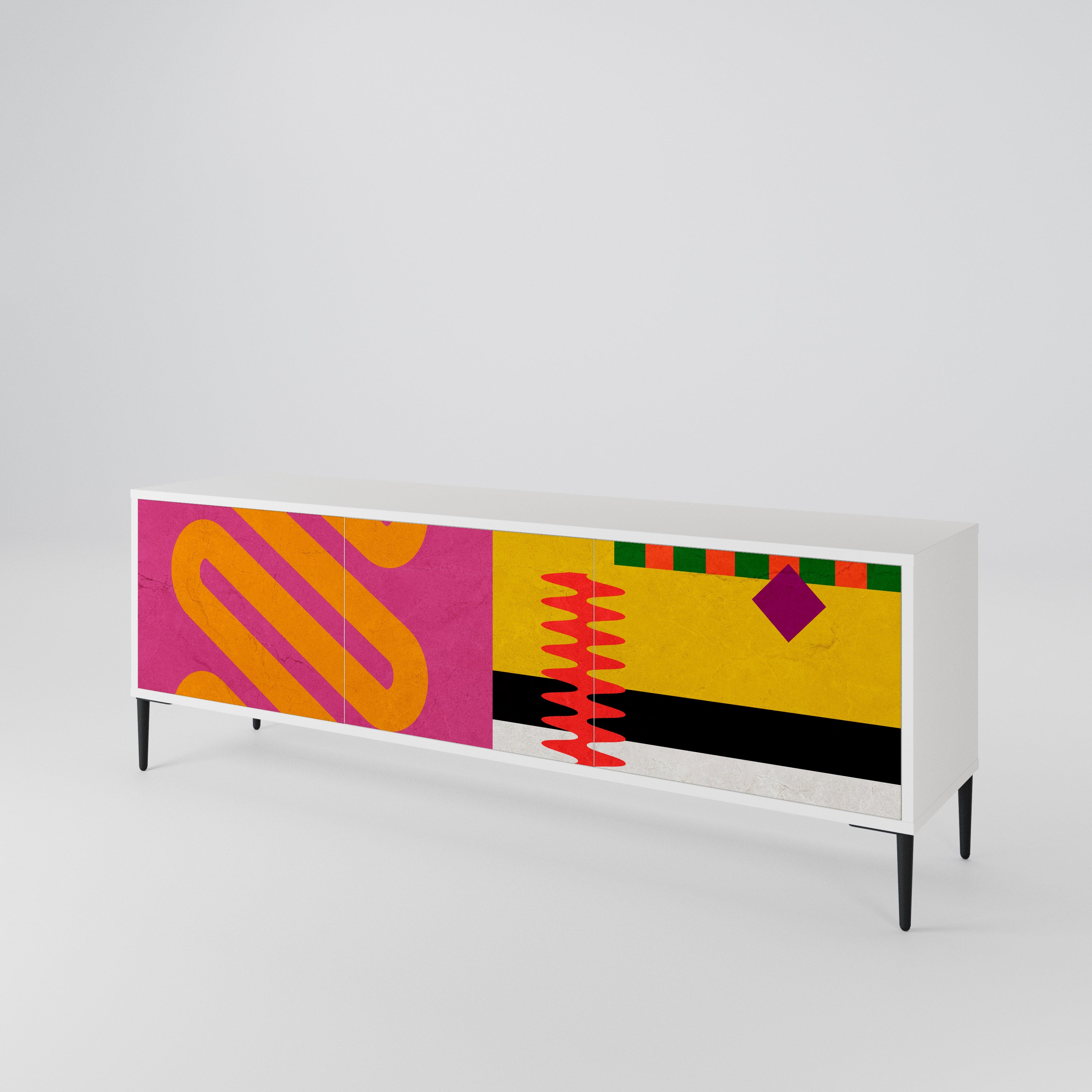 VIVID ART 3-türiges TV-Lowboard