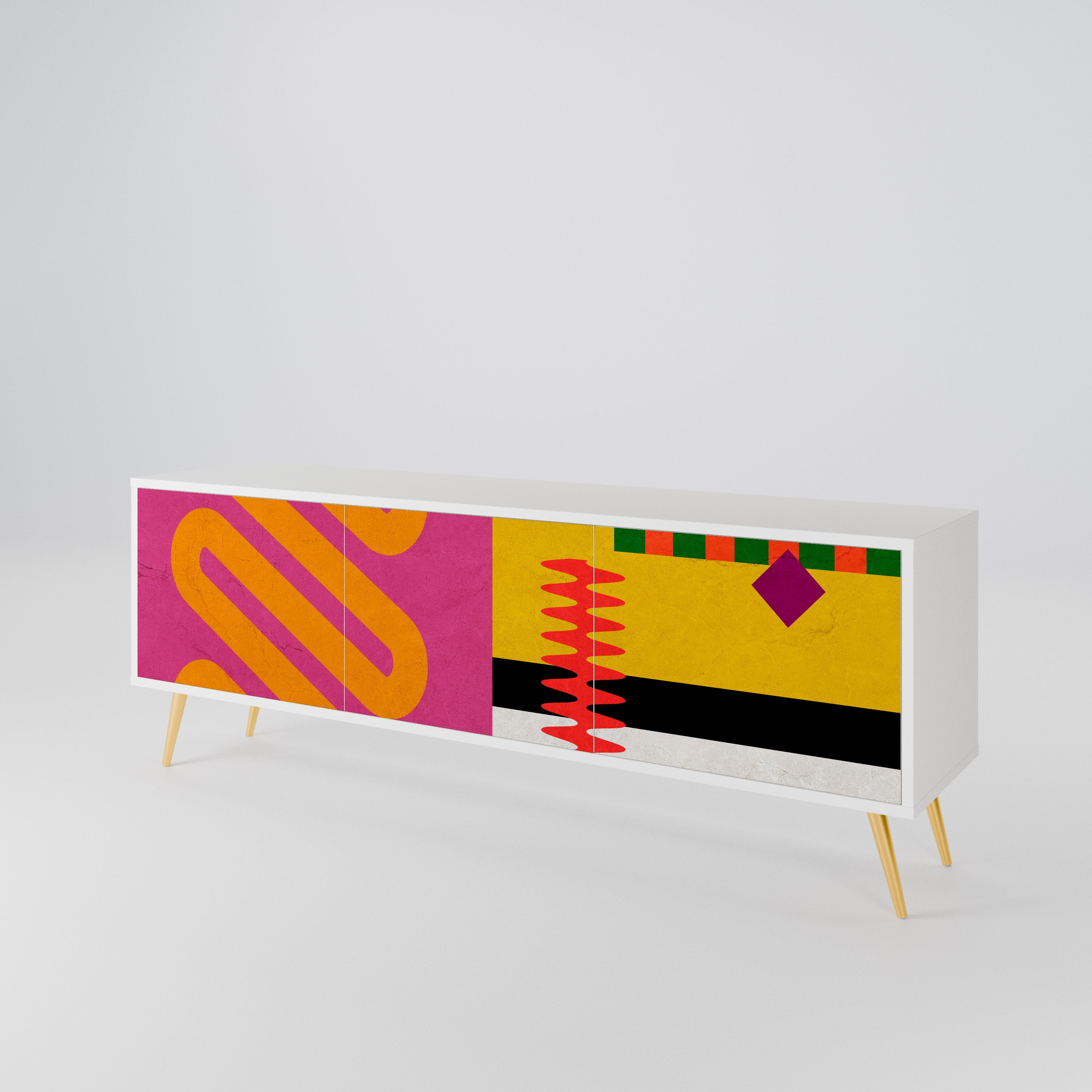 VIVID ART 3-türiges TV-Lowboard