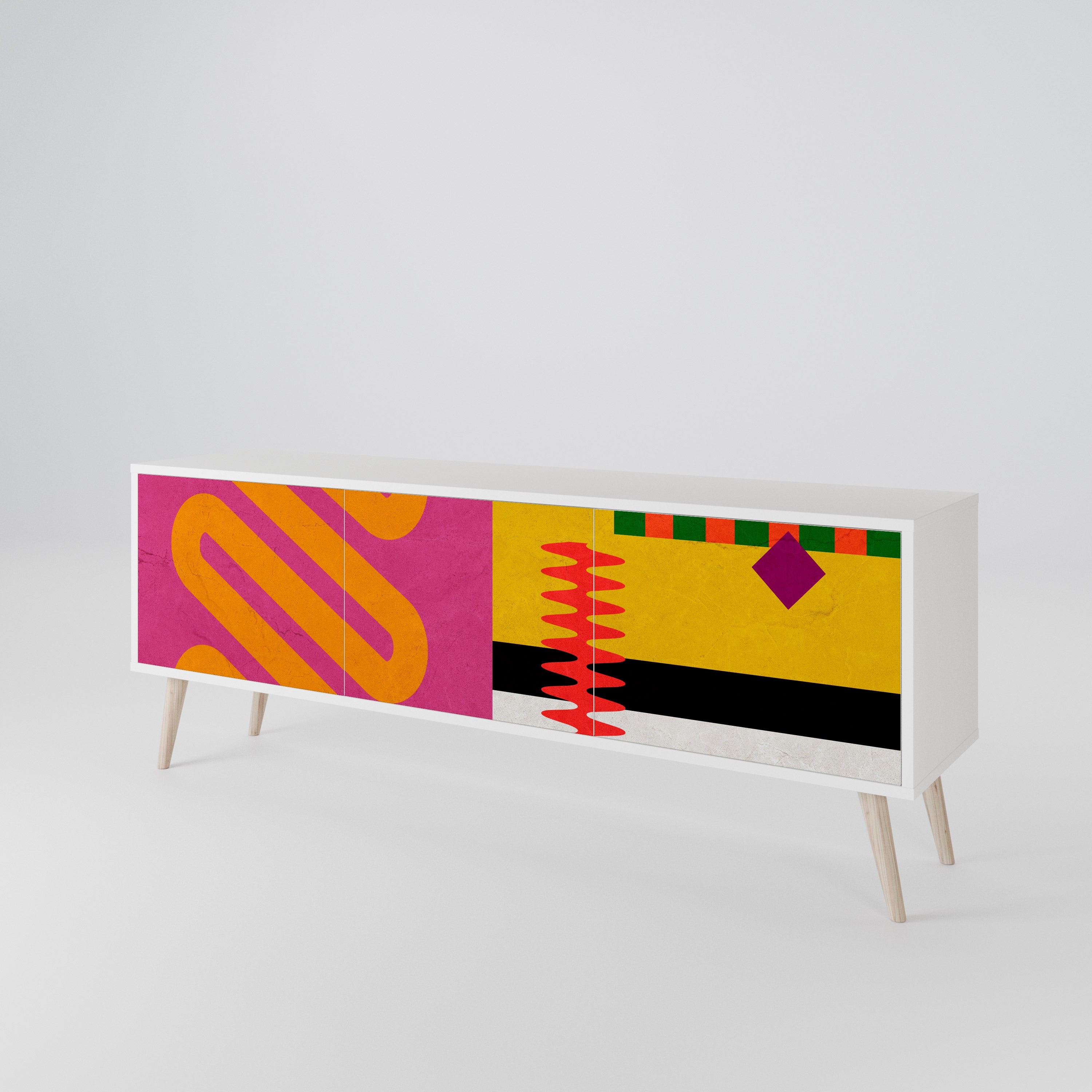 VIVID ART 3-türiges TV-Lowboard