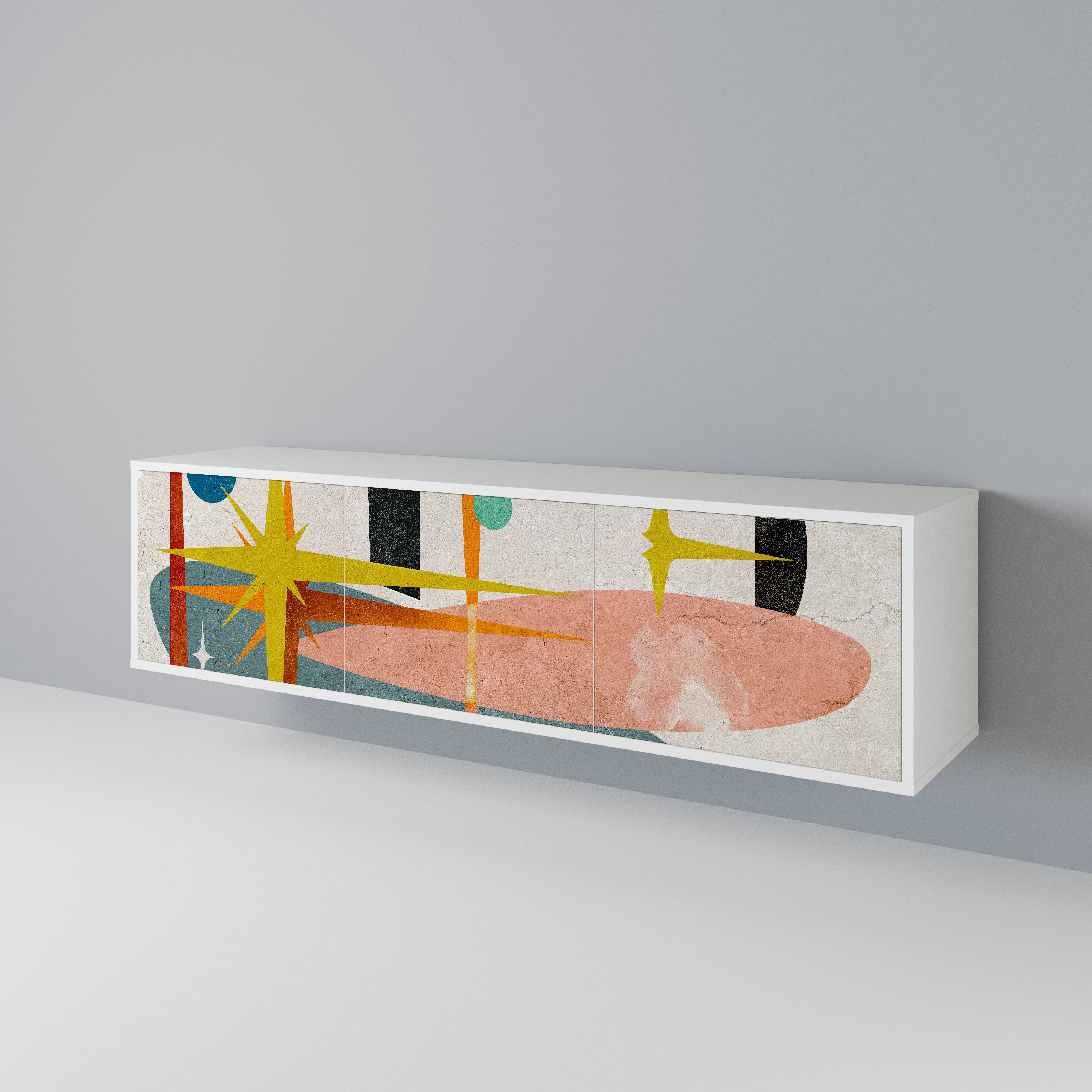 INTERSTELLAR VIBES 3-türiges TV-Lowboard