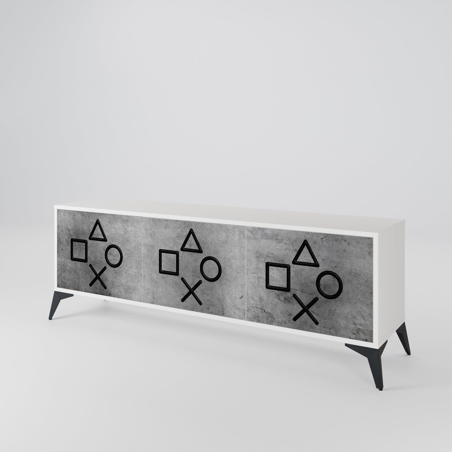 GAMER CHOICE 3-türiges TV-Lowboard