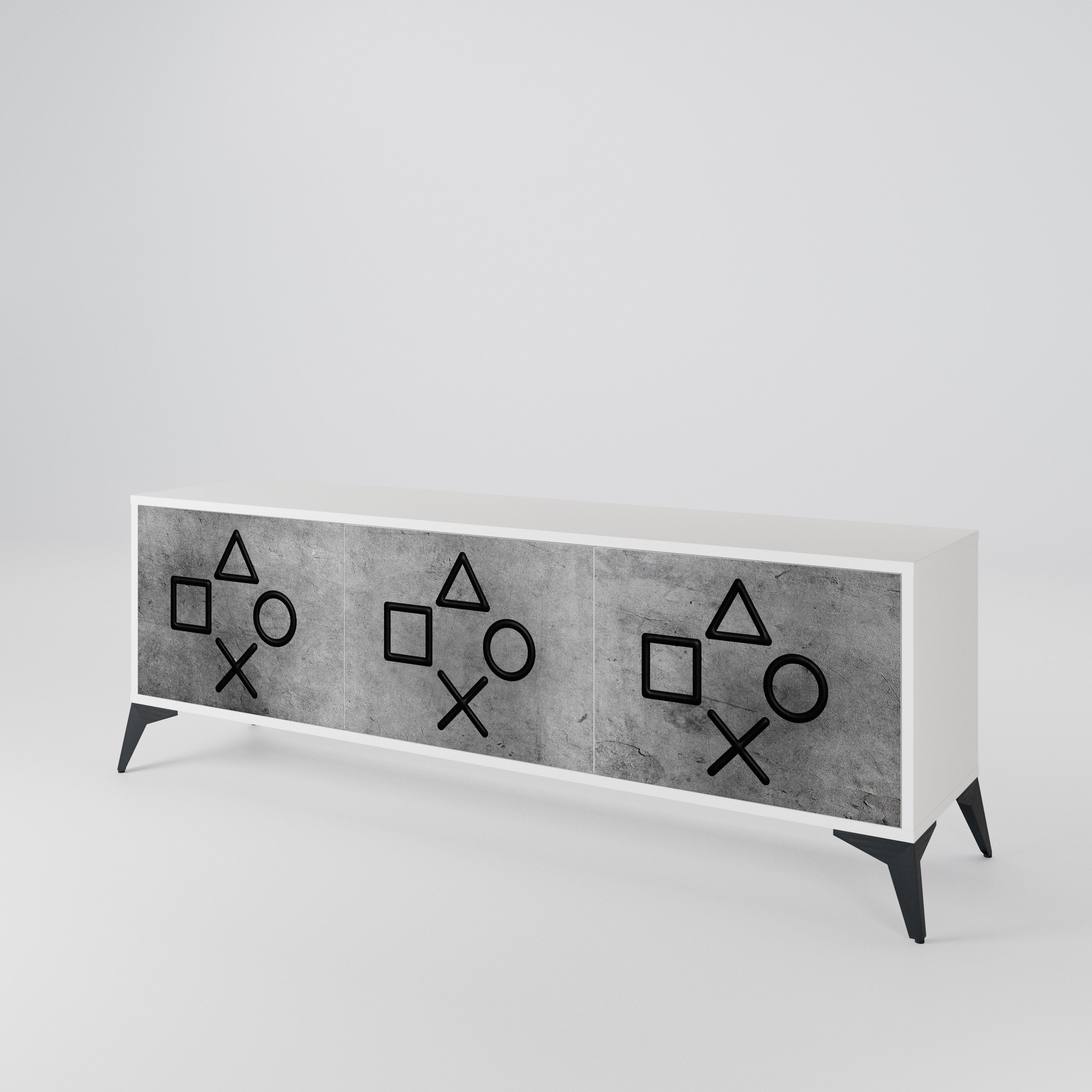 GAMER CHOICE 3-türiges TV-Lowboard