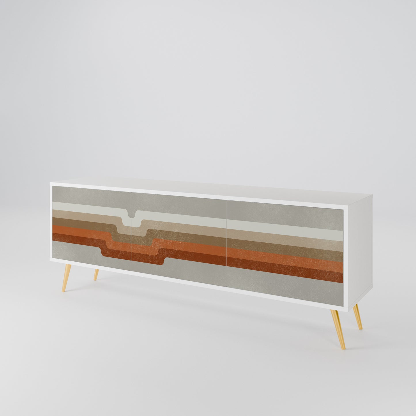 PECULIAR TRAIL 3-Door TV Cabinet