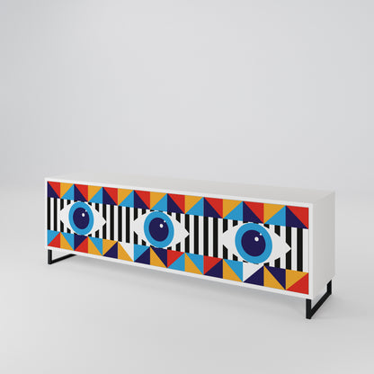 ABSTRACTION AND GEOMETRY 3-türiges TV-Lowboard
