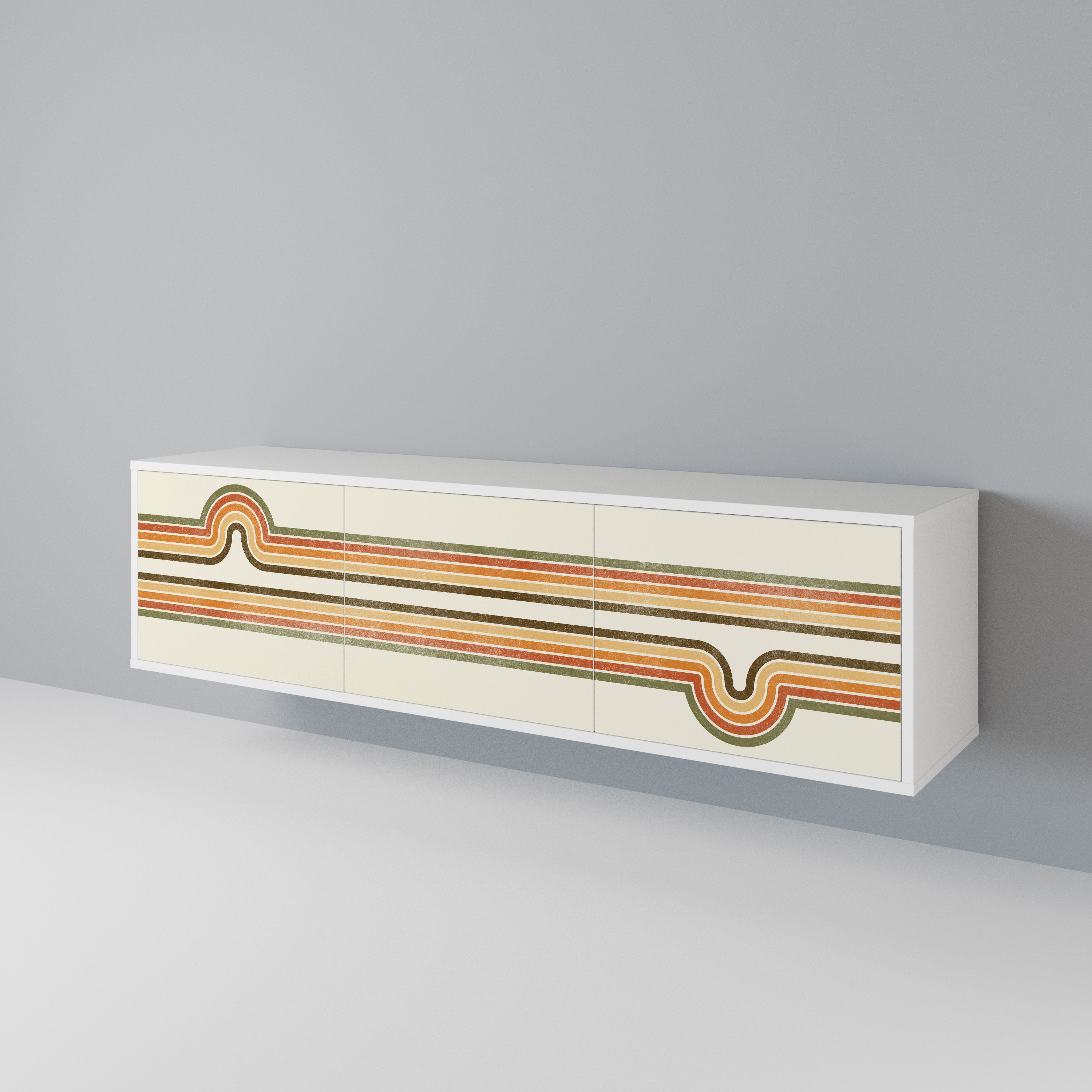 EXCEPTIONAL STREAM 3-türiges TV-Lowboard