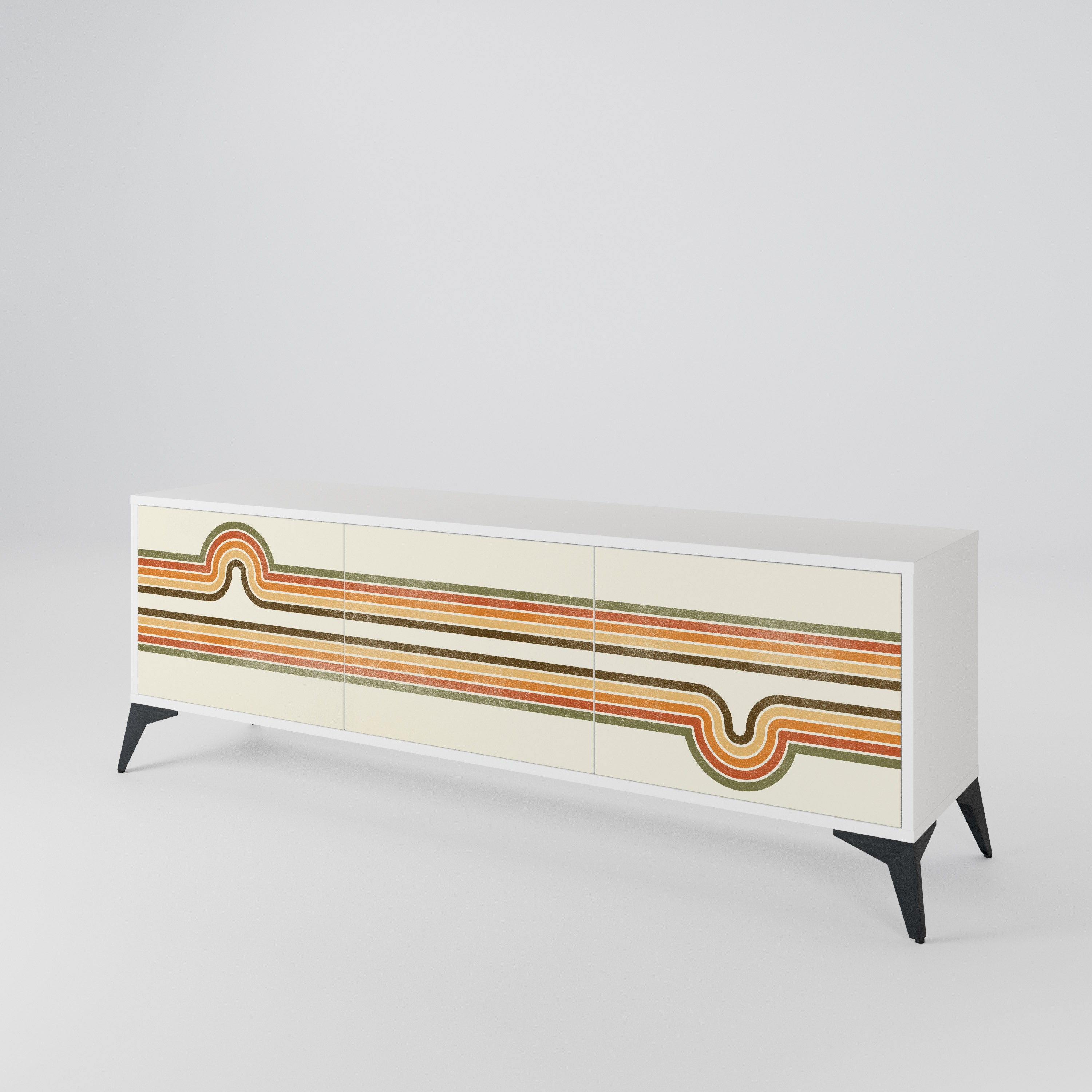 EXCEPTIONAL STREAM 3-türiges TV-Lowboard