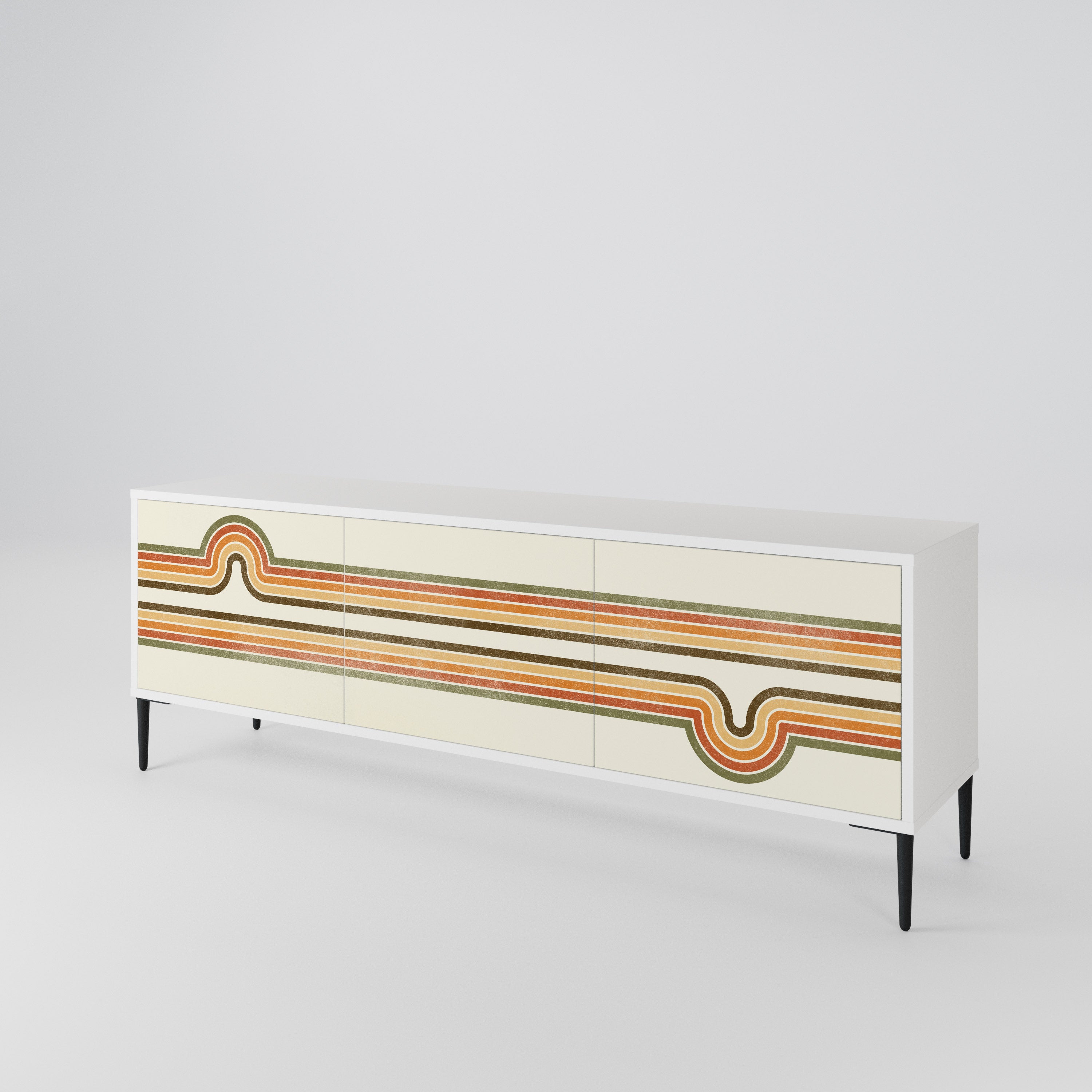 EXCEPTIONAL STREAM 3-türiges TV-Lowboard