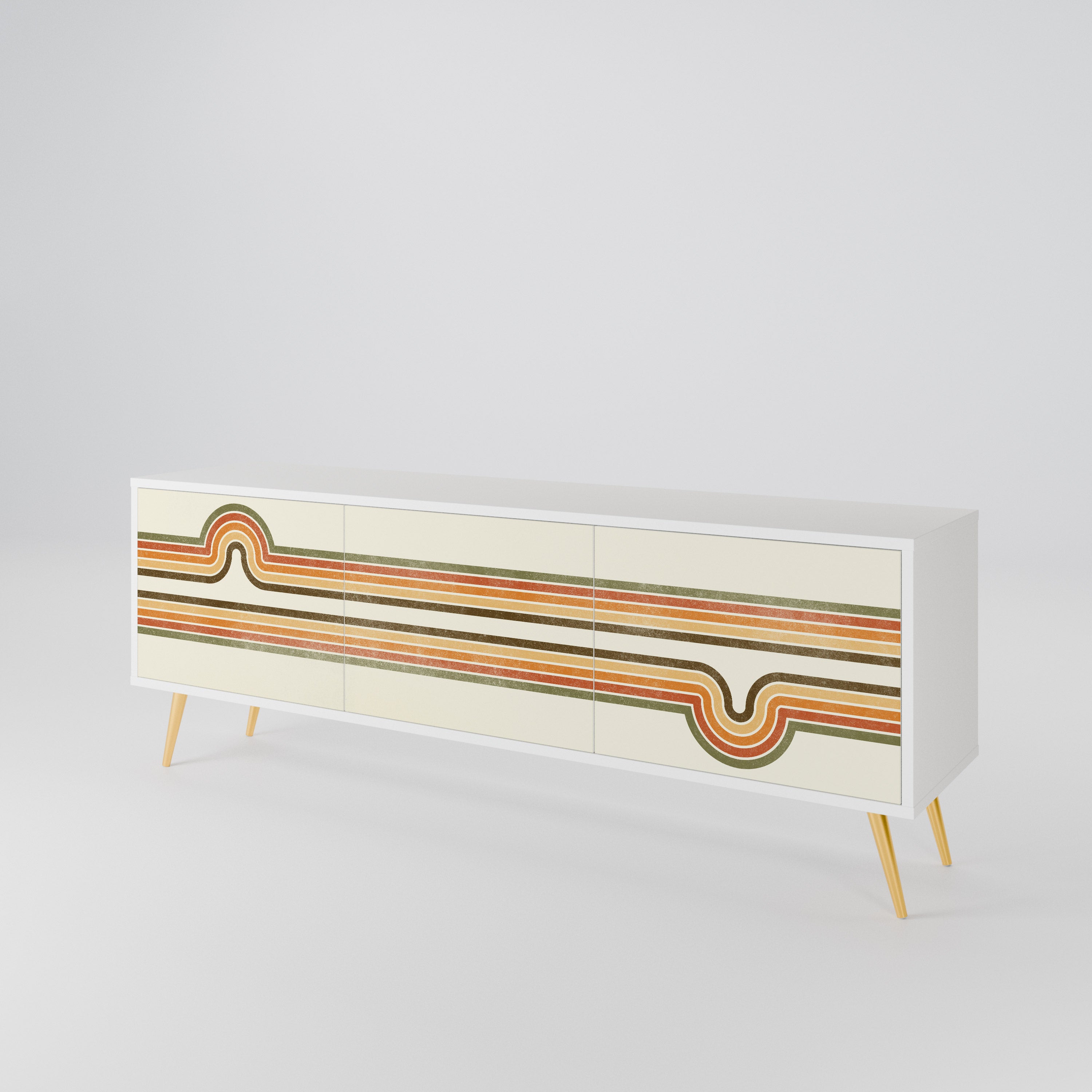 EXCEPTIONAL STREAM 3-türiges TV-Lowboard