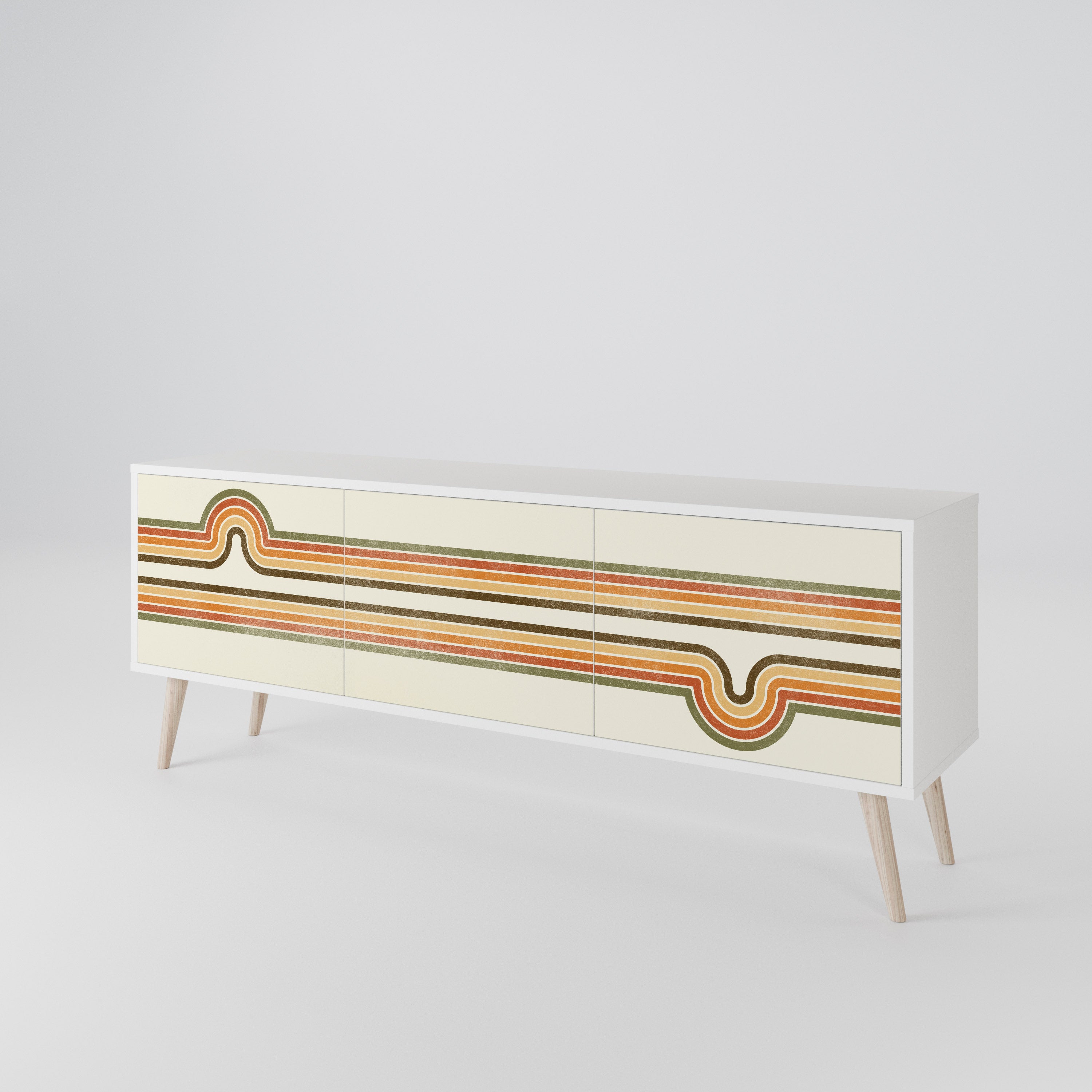 EXCEPTIONAL STREAM 3-türiges TV-Lowboard
