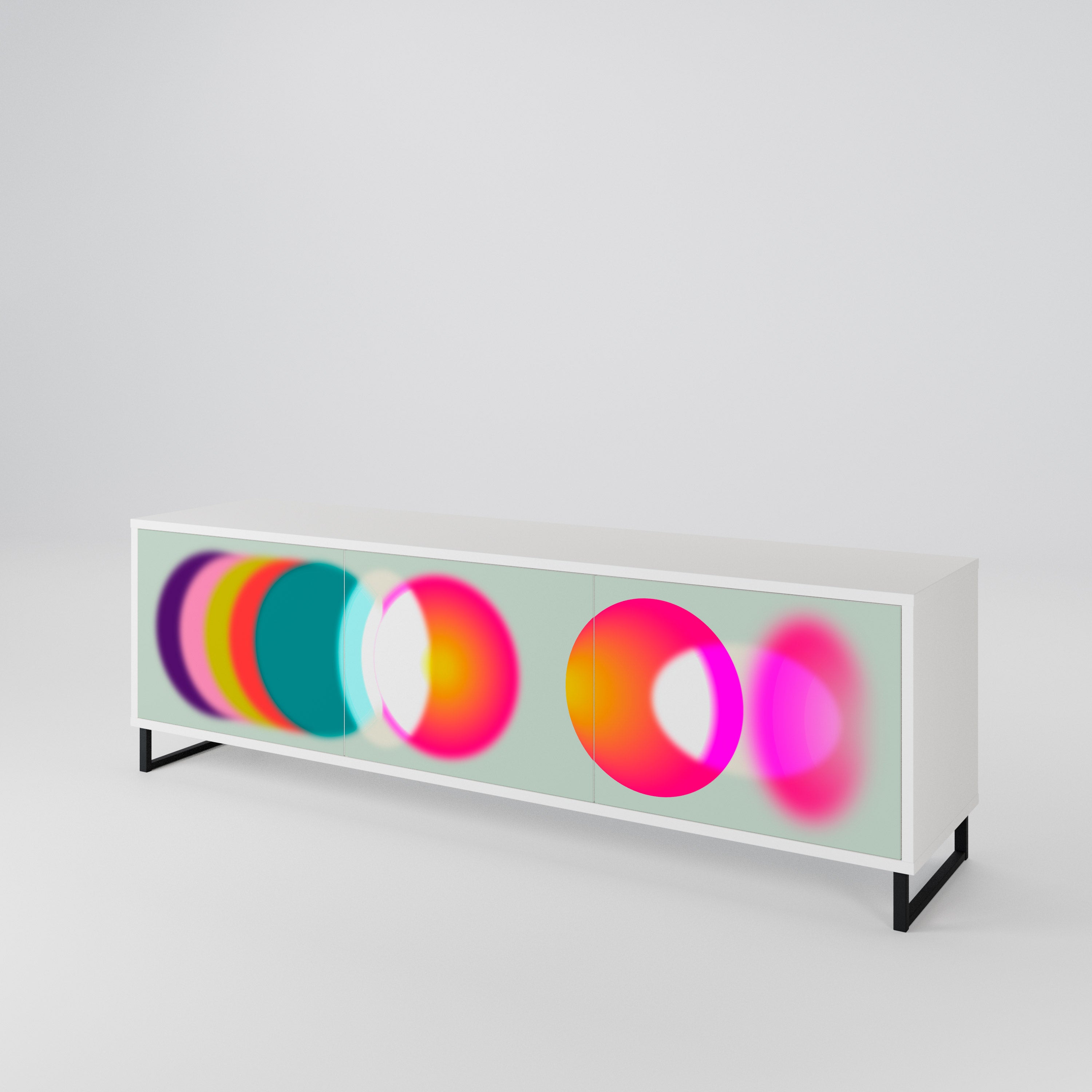 SYMPHONY OF COLORS 3-türiges TV-Lowboard