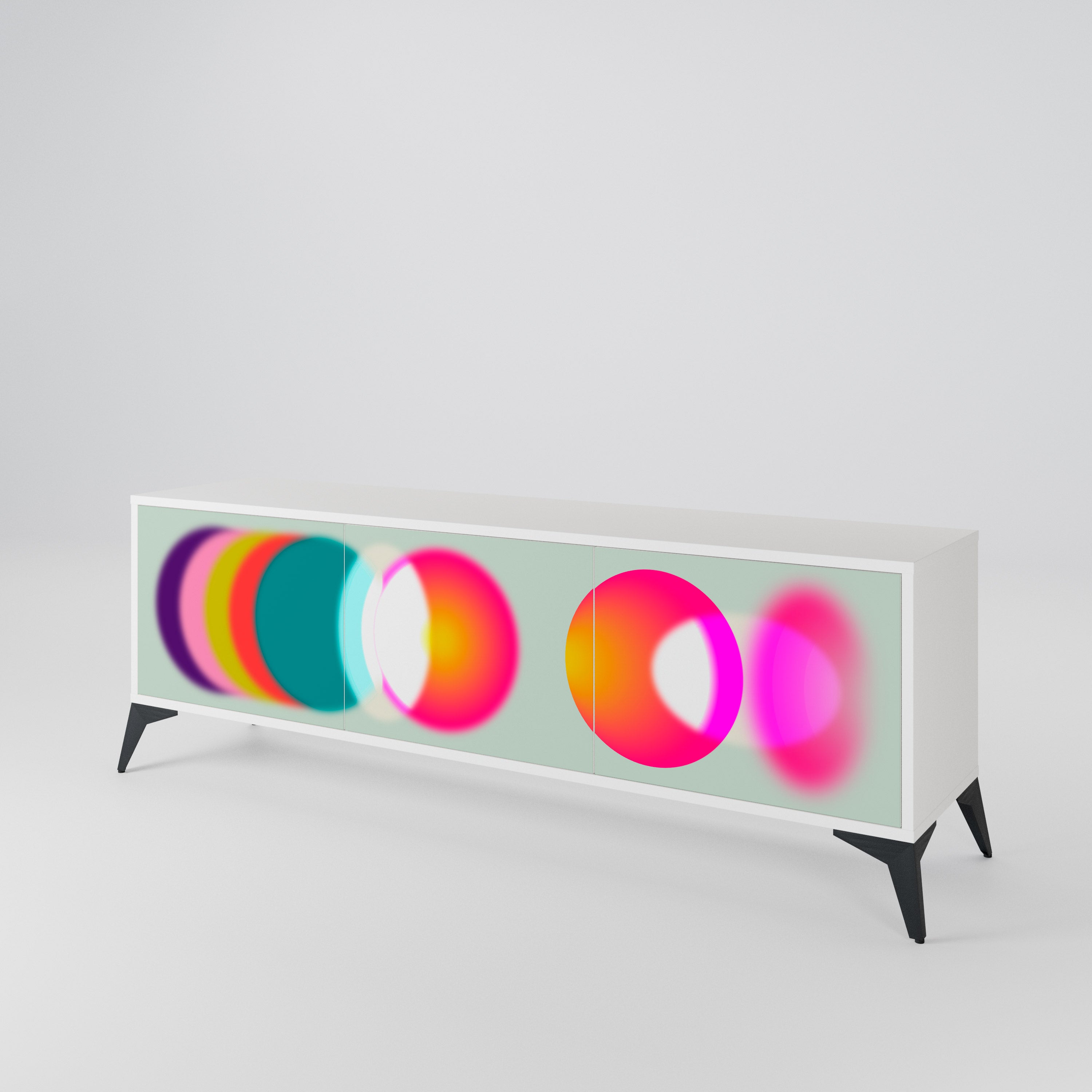 SYMPHONY OF COLORS 3-türiges TV-Lowboard