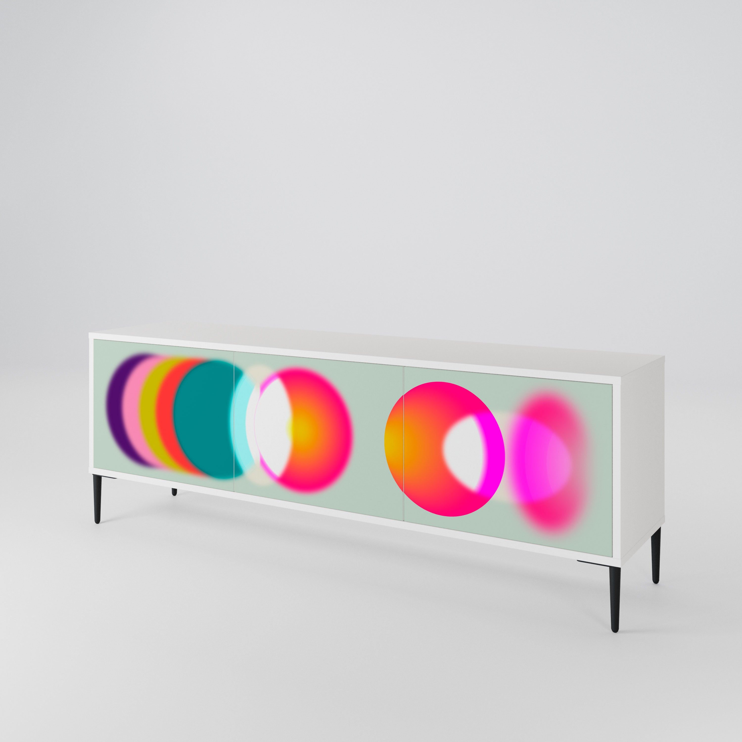 SYMPHONY OF COLORS 3-türiges TV-Lowboard