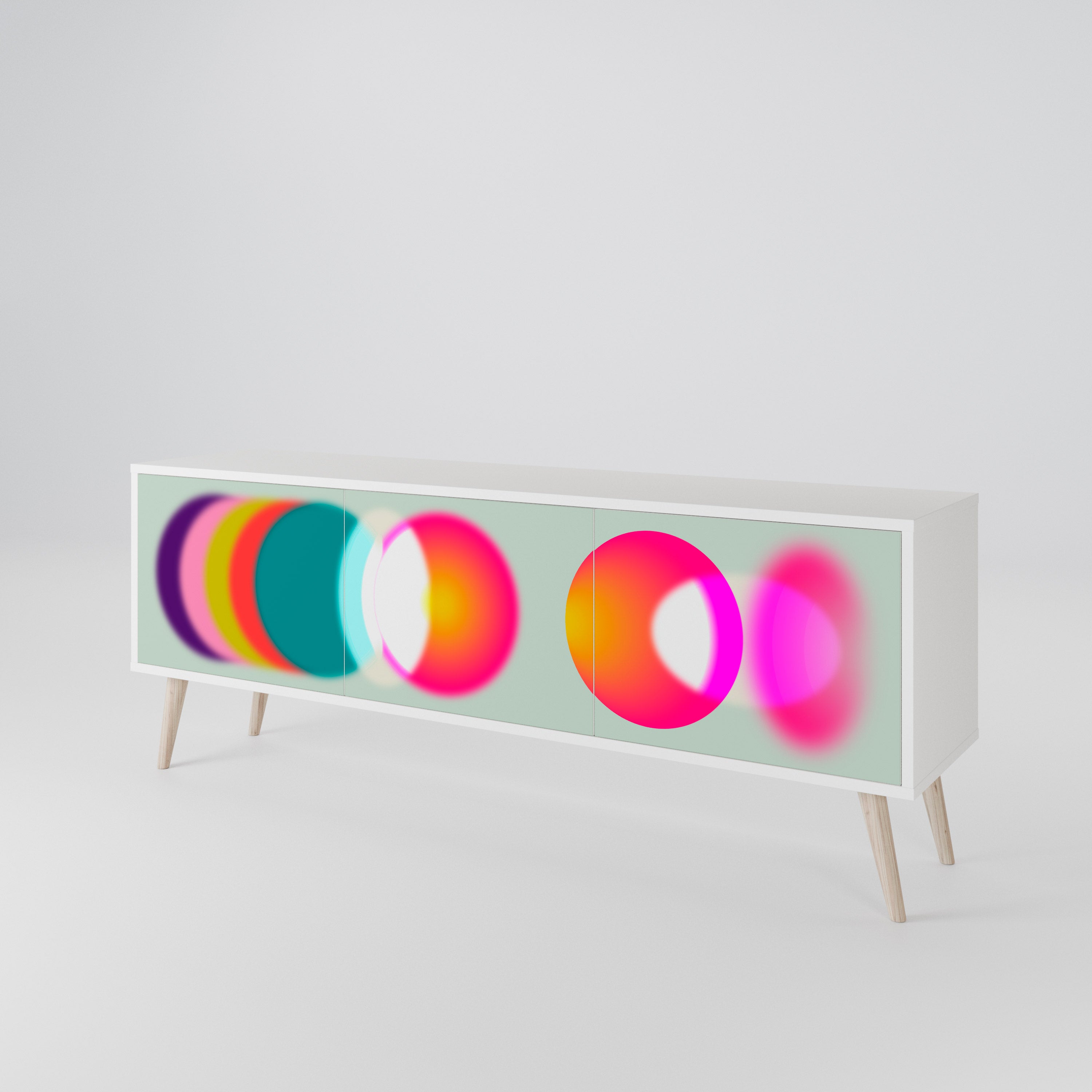 SYMPHONY OF COLORS 3-türiges TV-Lowboard