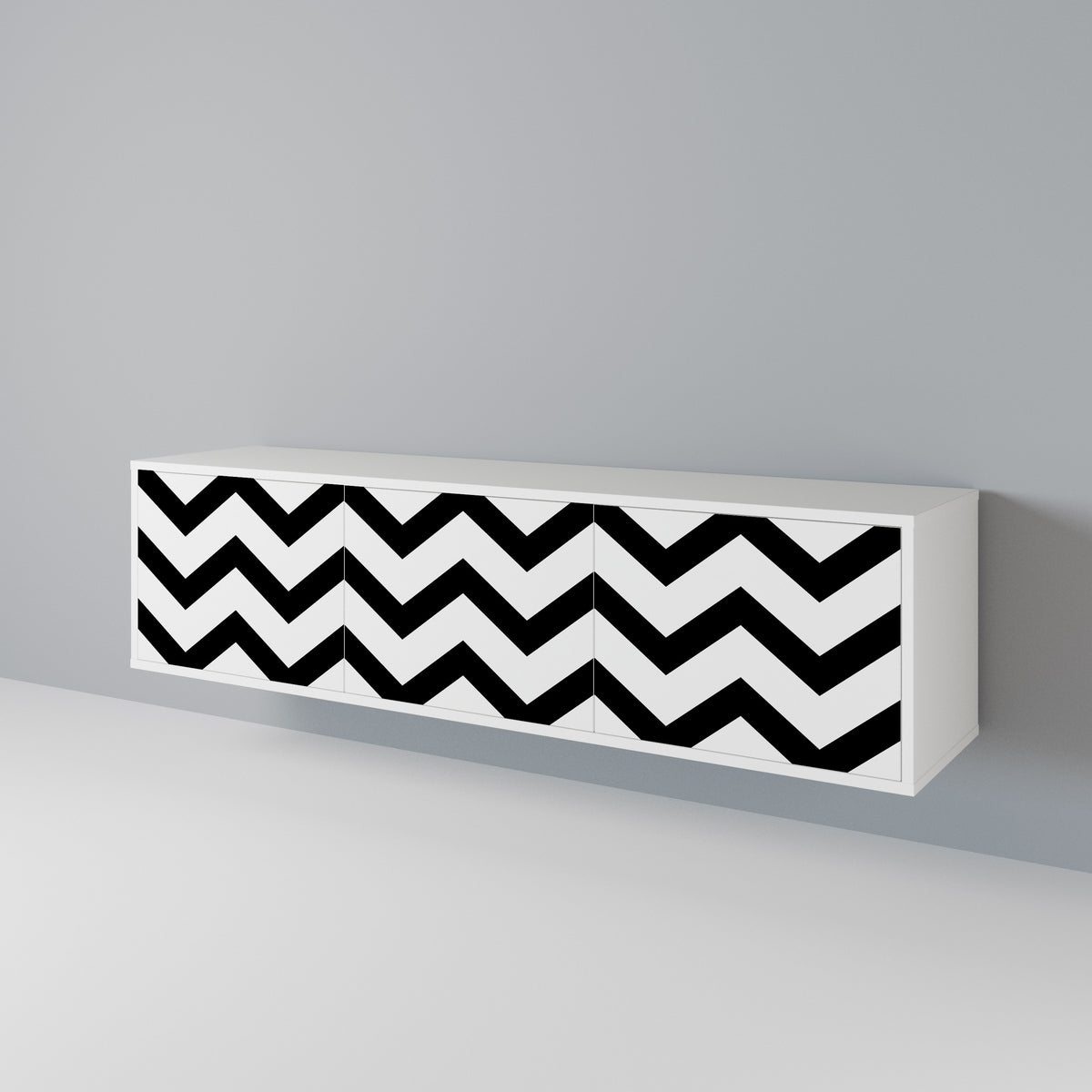 CLASSIC ZIG ZAG 3-türiges TV-Lowboard