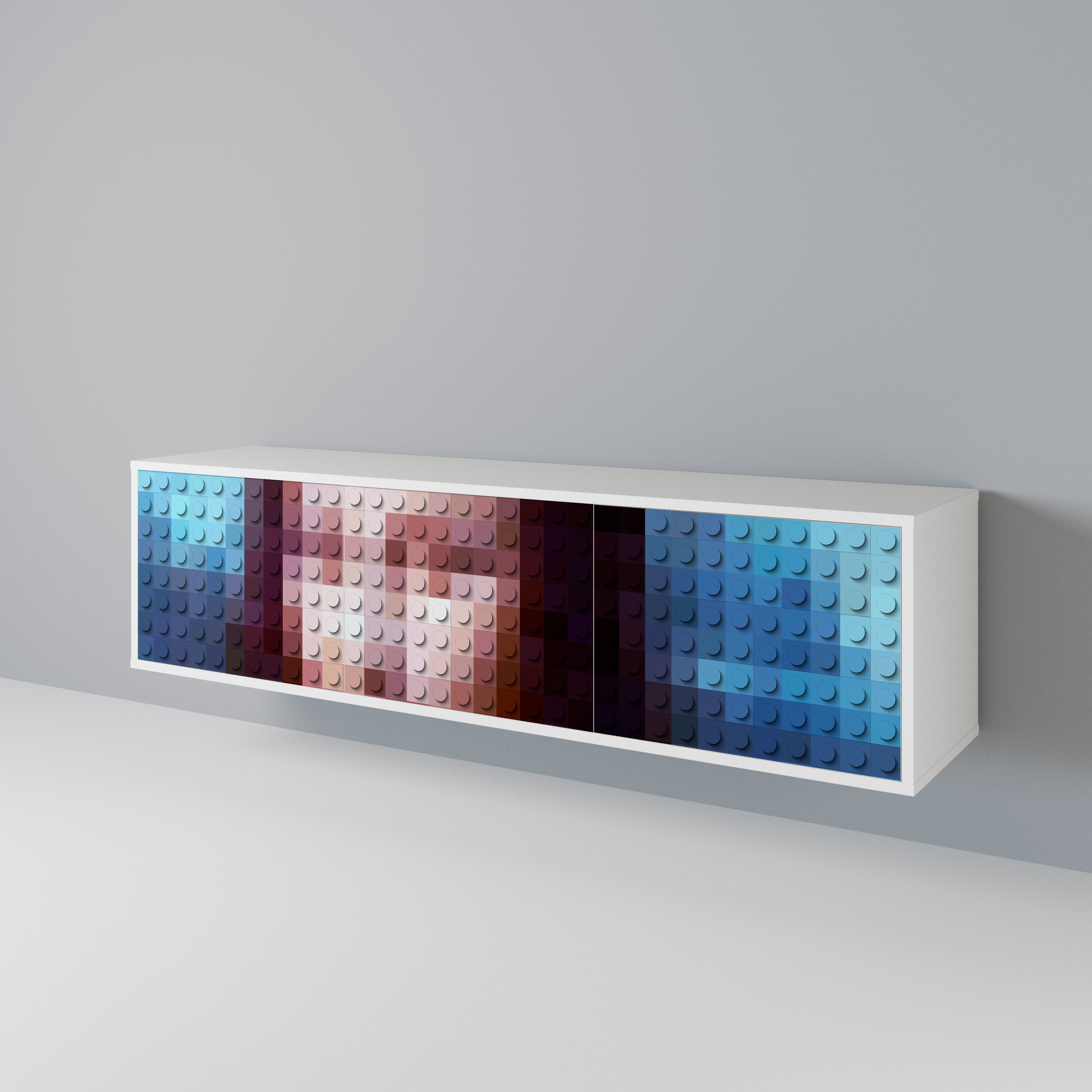 CONSTRUCTIVE ART 3-türiges TV-Lowboard