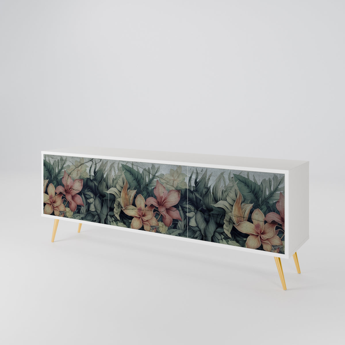 HEAVENLY BLOOM 3-türiges TV-Lowboard