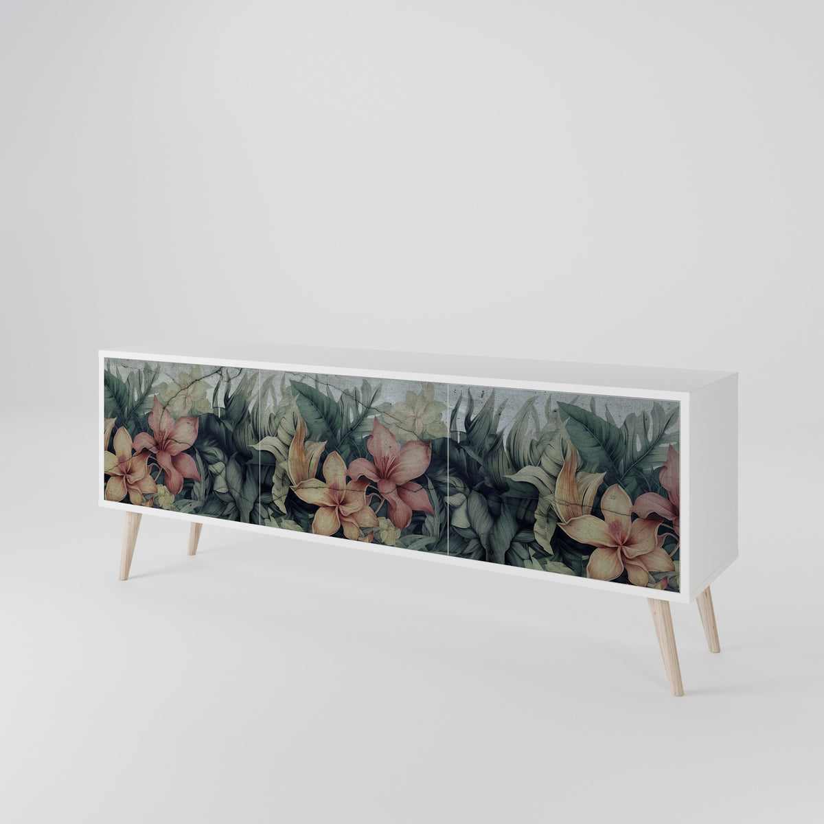 HEAVENLY BLOOM 3-türiges TV-Lowboard