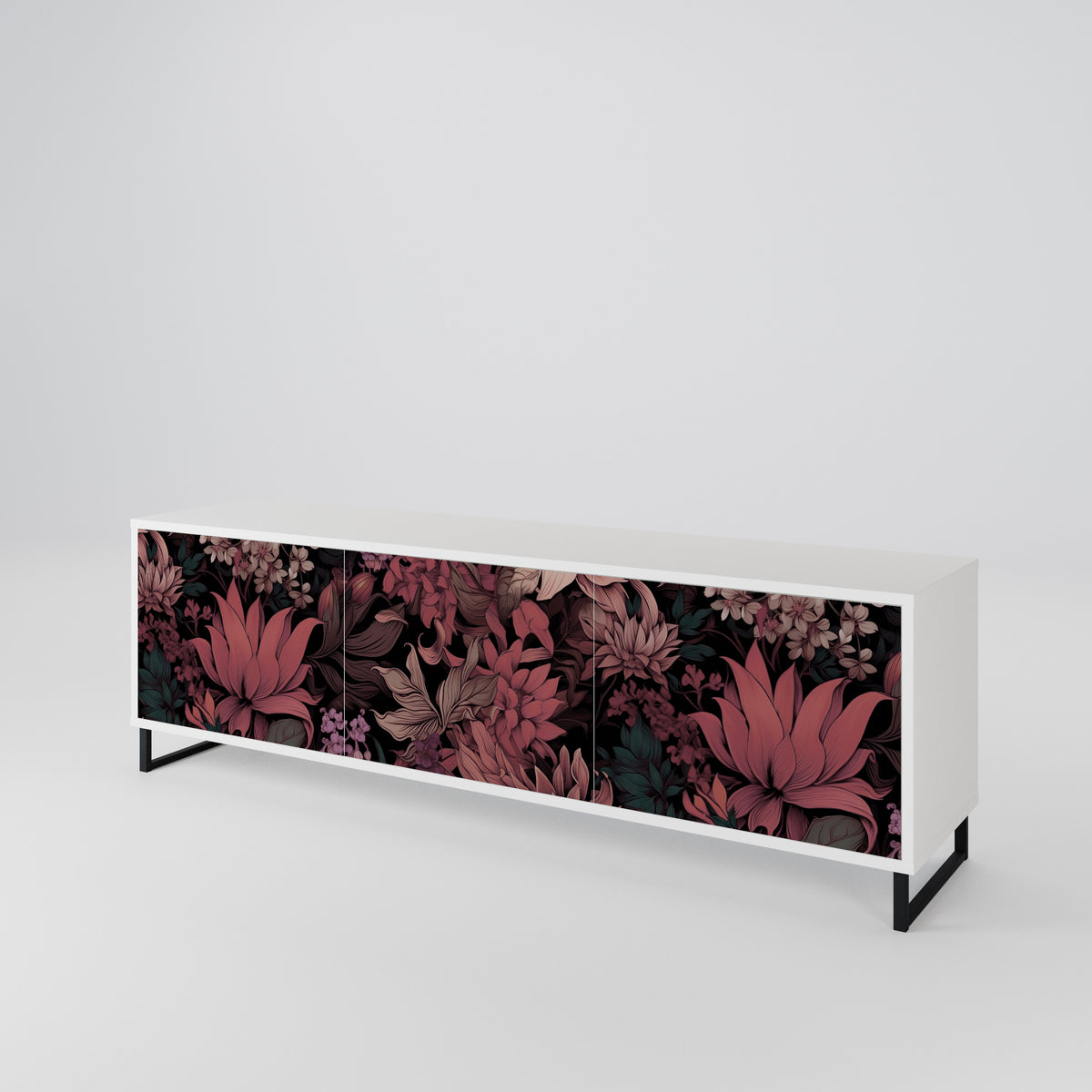FLORAL WHISPER 3-türiges TV-Lowboard