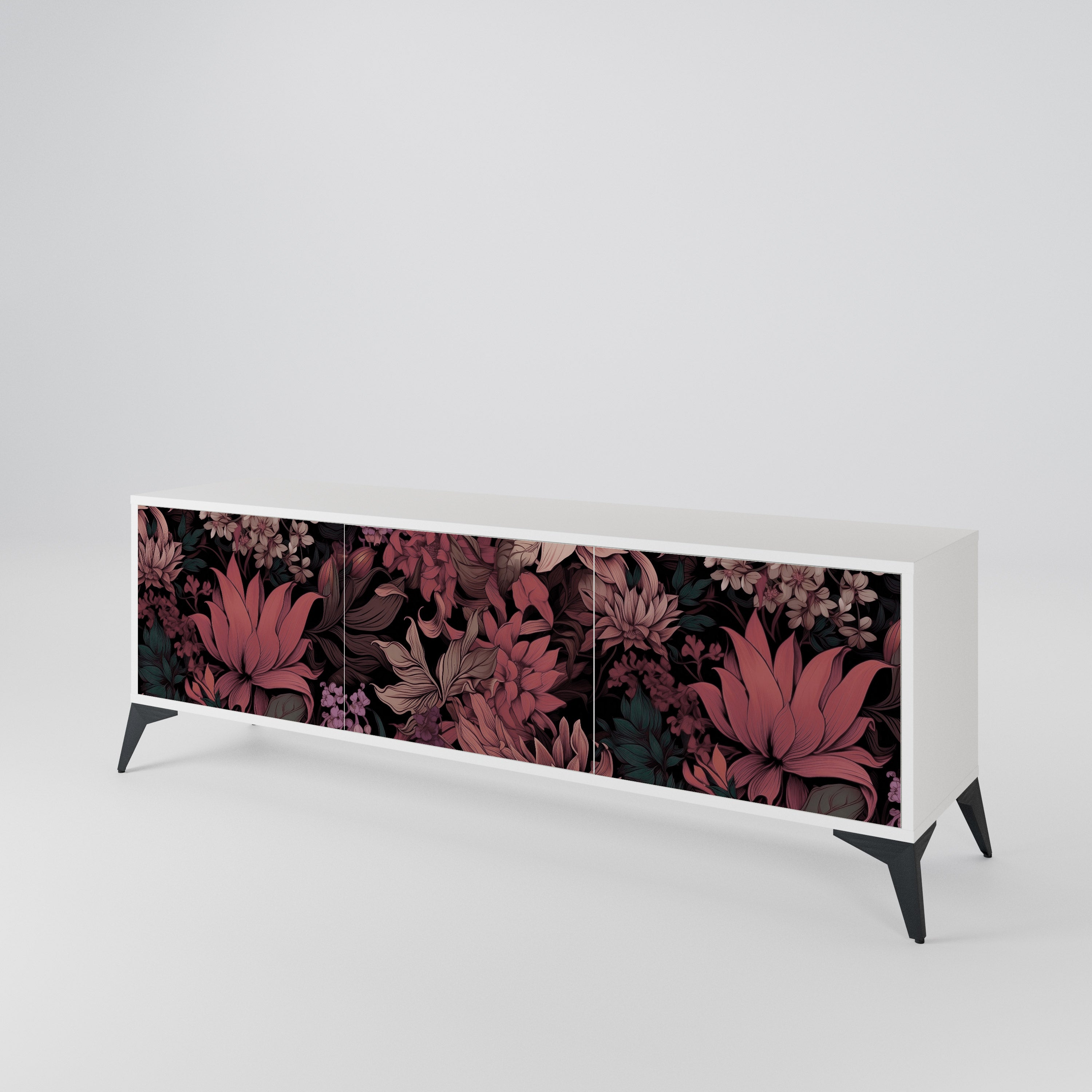 FLORAL WHISPER 3-türiges TV-Lowboard