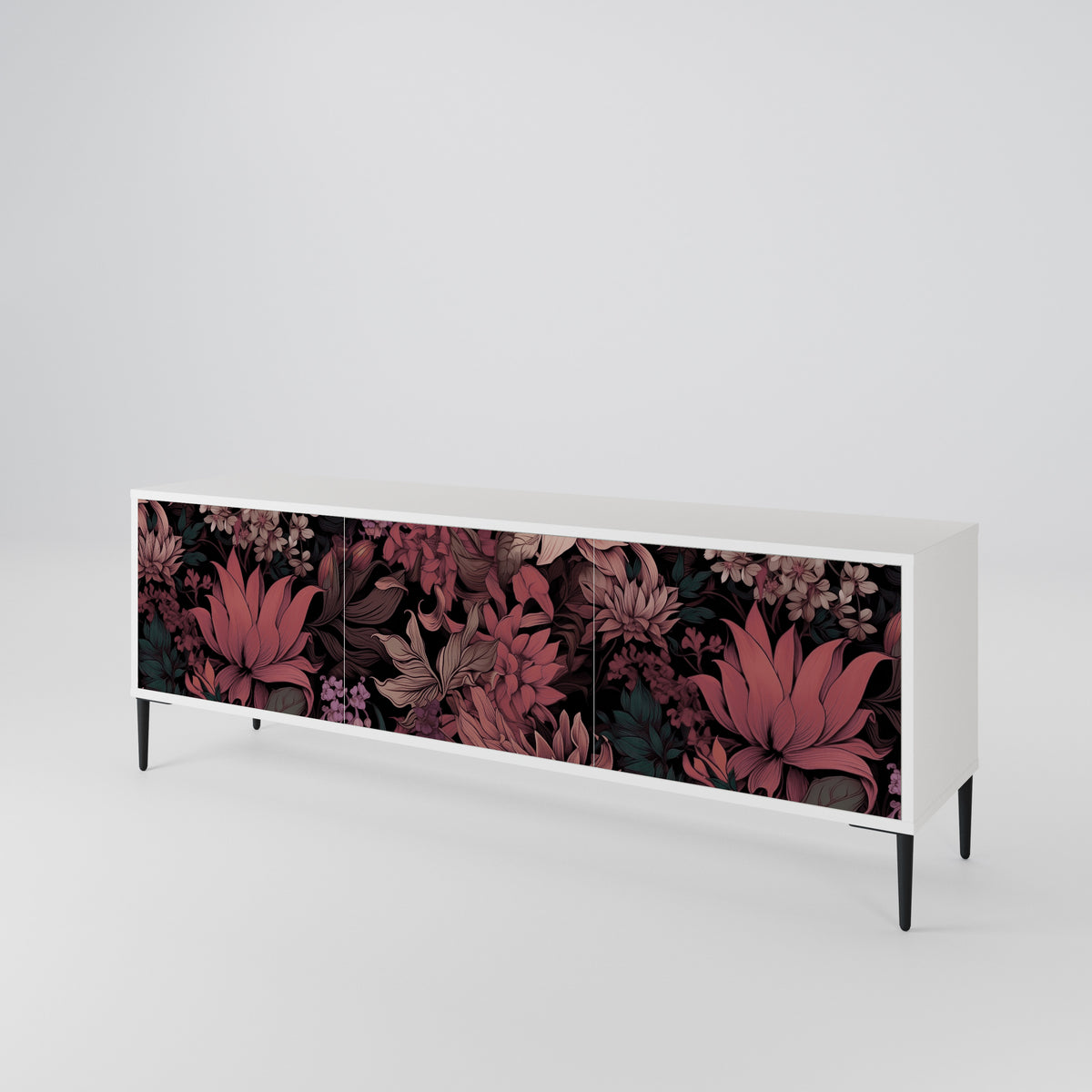 FLORAL WHISPER 3-türiges TV-Lowboard