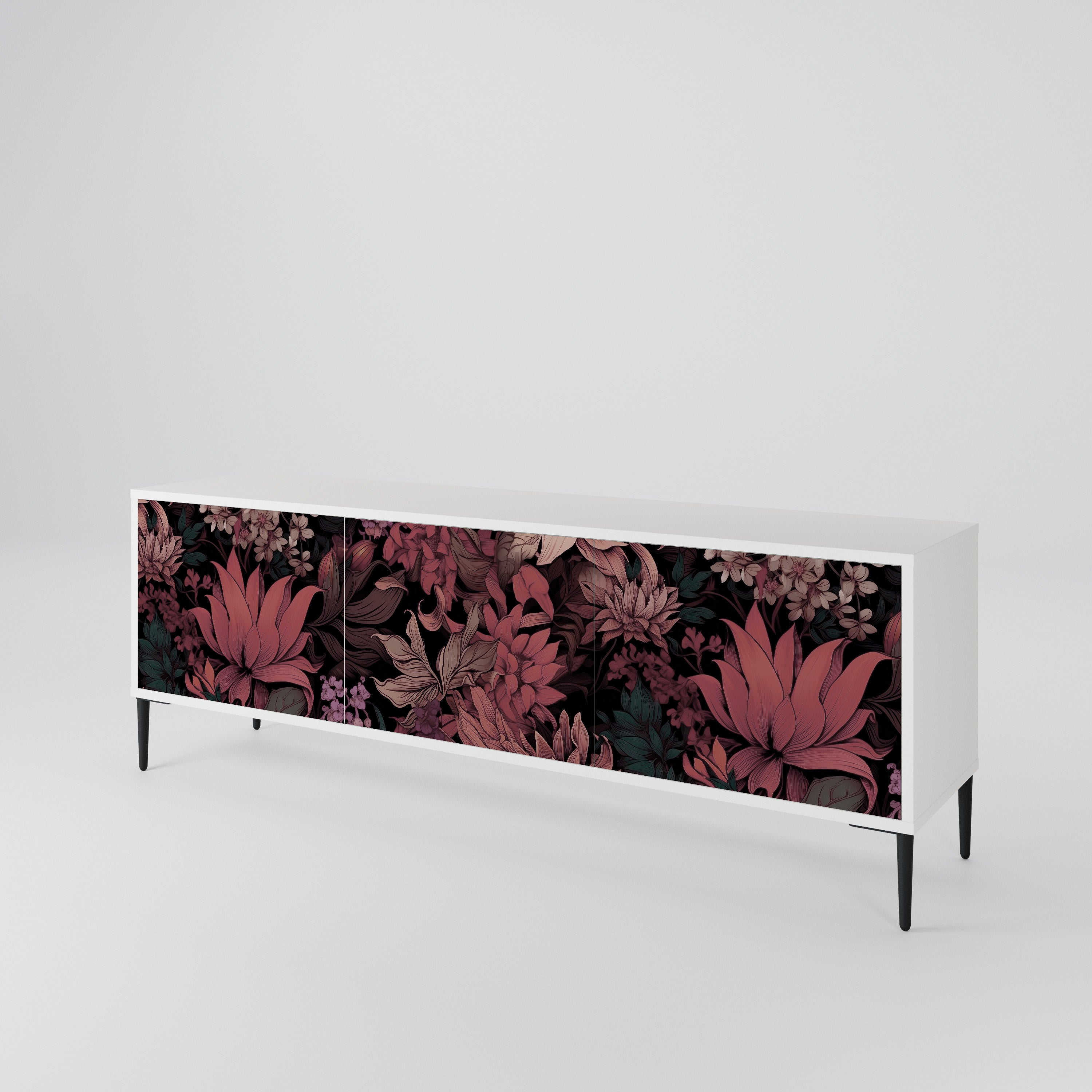 FLORAL WHISPER 3-türiges TV-Lowboard