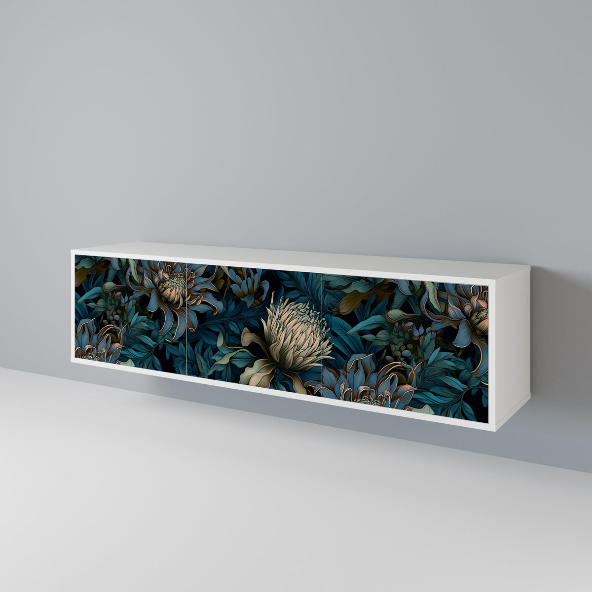 TWILIGHT BLOOM 3-türiges TV-Lowboard