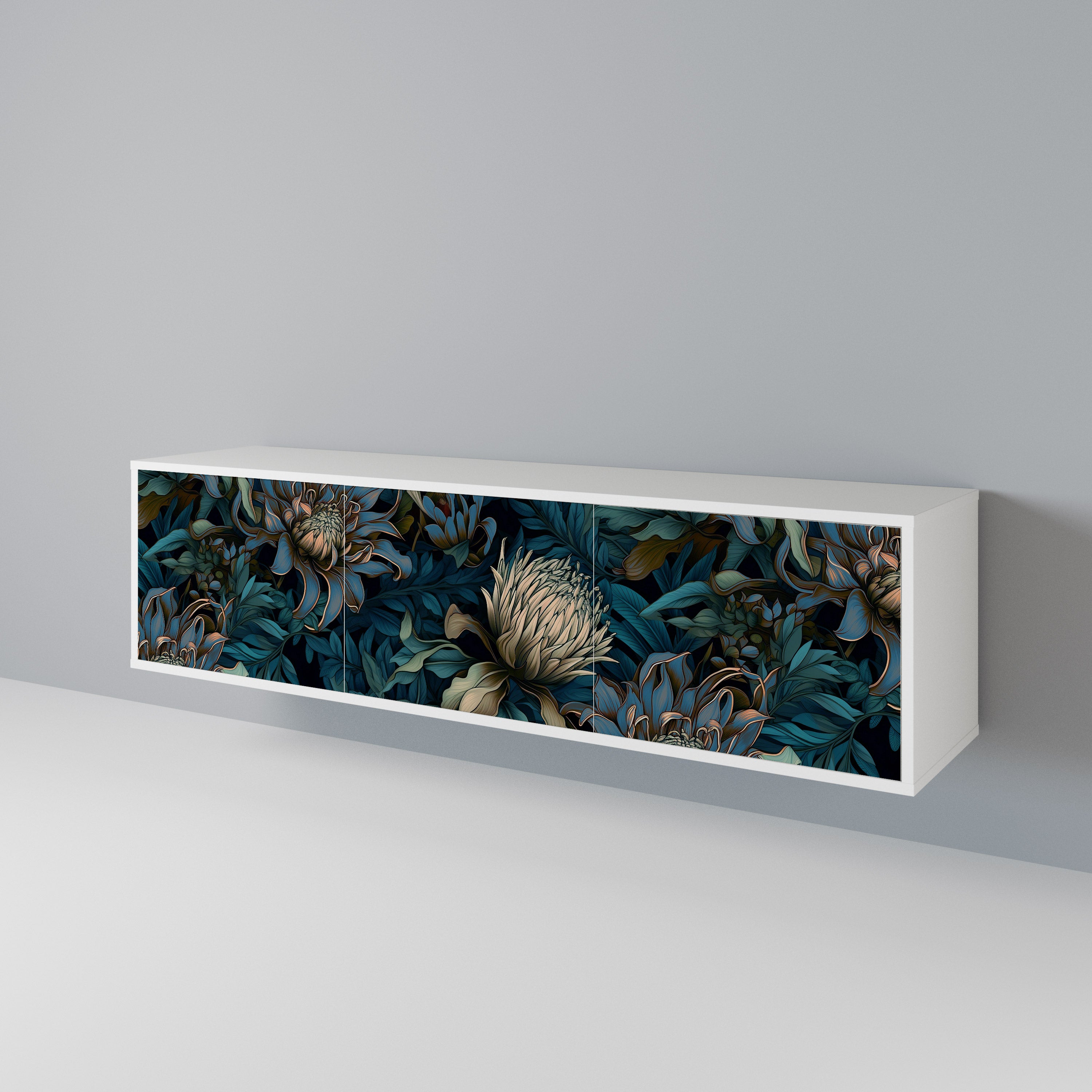 TWILIGHT BLOOM 3-türiges TV-Lowboard