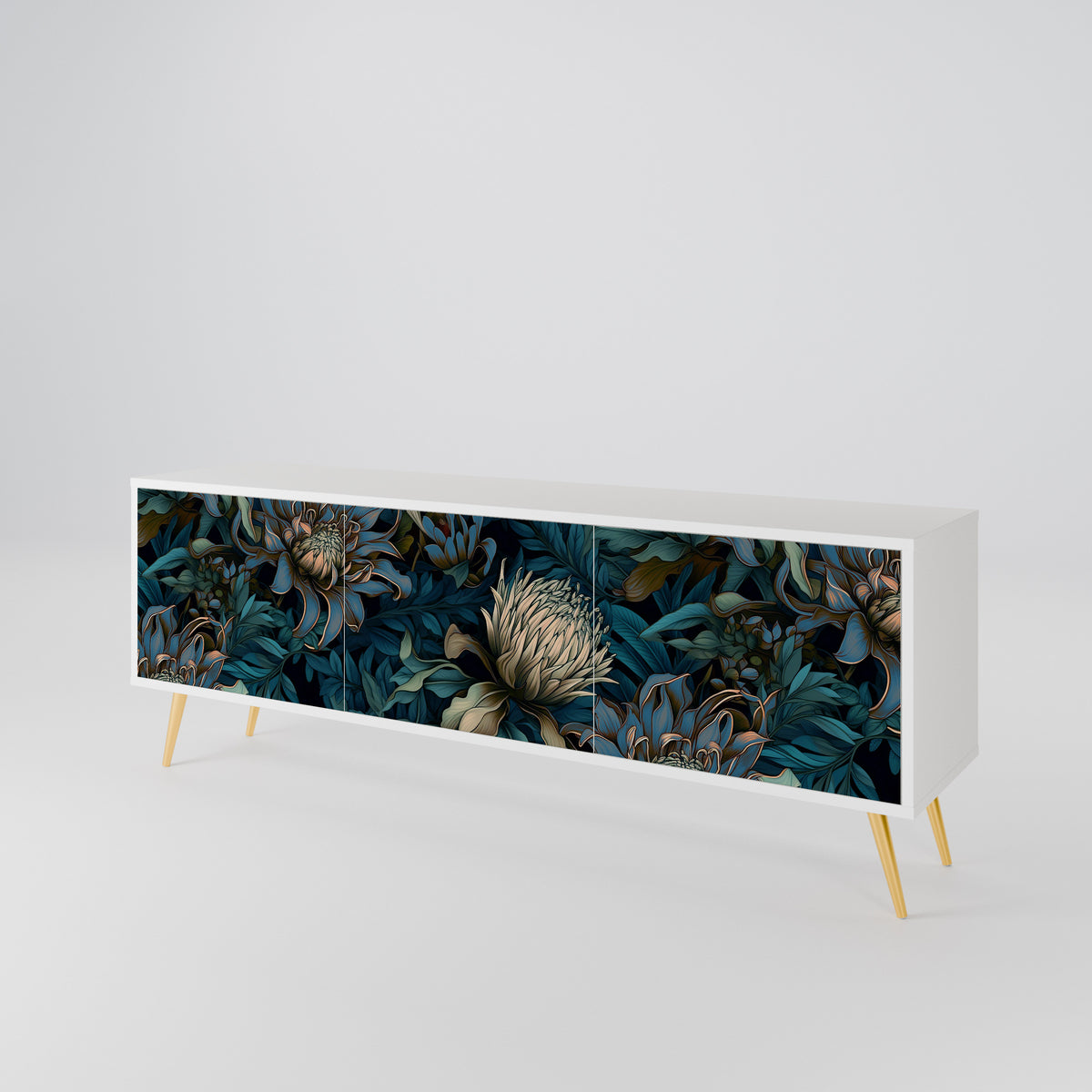 TWILIGHT BLOOM 3-türiges TV-Lowboard