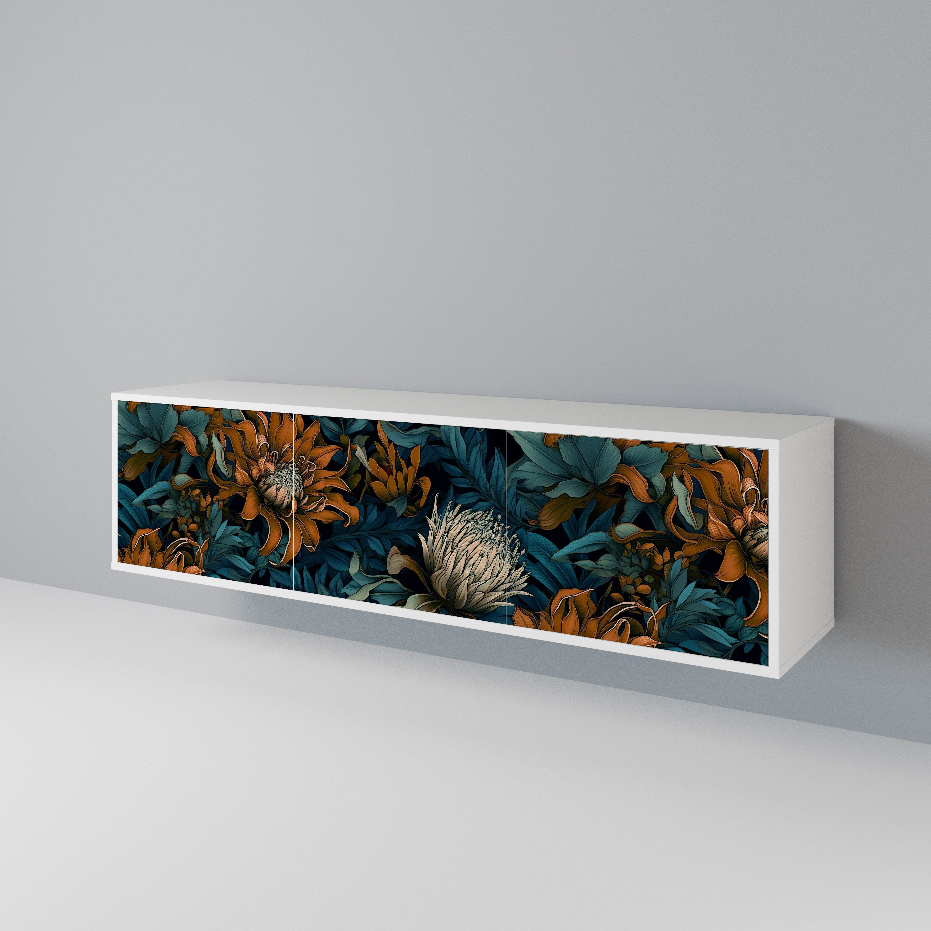 MORNING BLOOM 3-türiges TV-Lowboard
