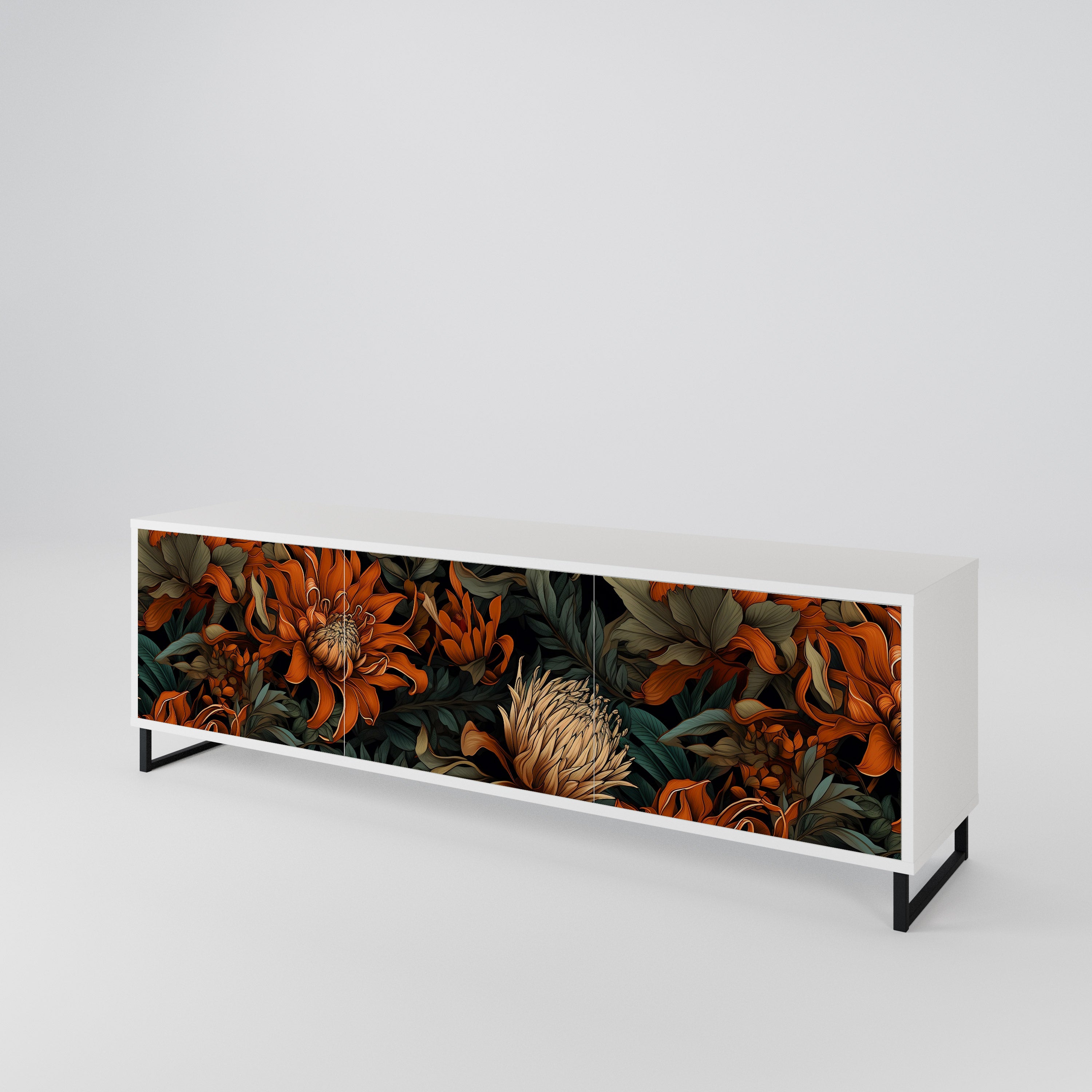 DAWN BLOOM 3-türiges TV-Lowboard