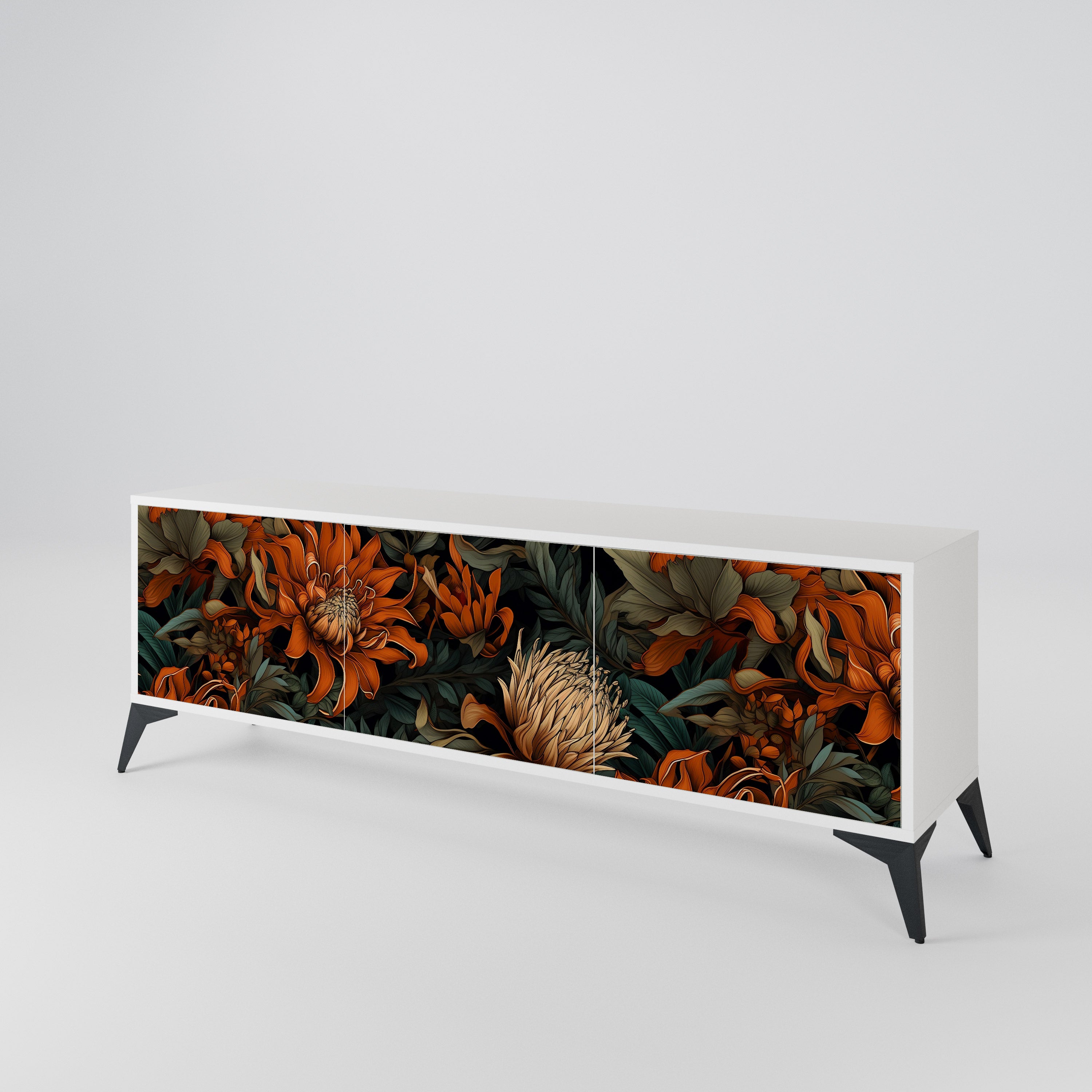 DAWN BLOOM 3-türiges TV-Lowboard