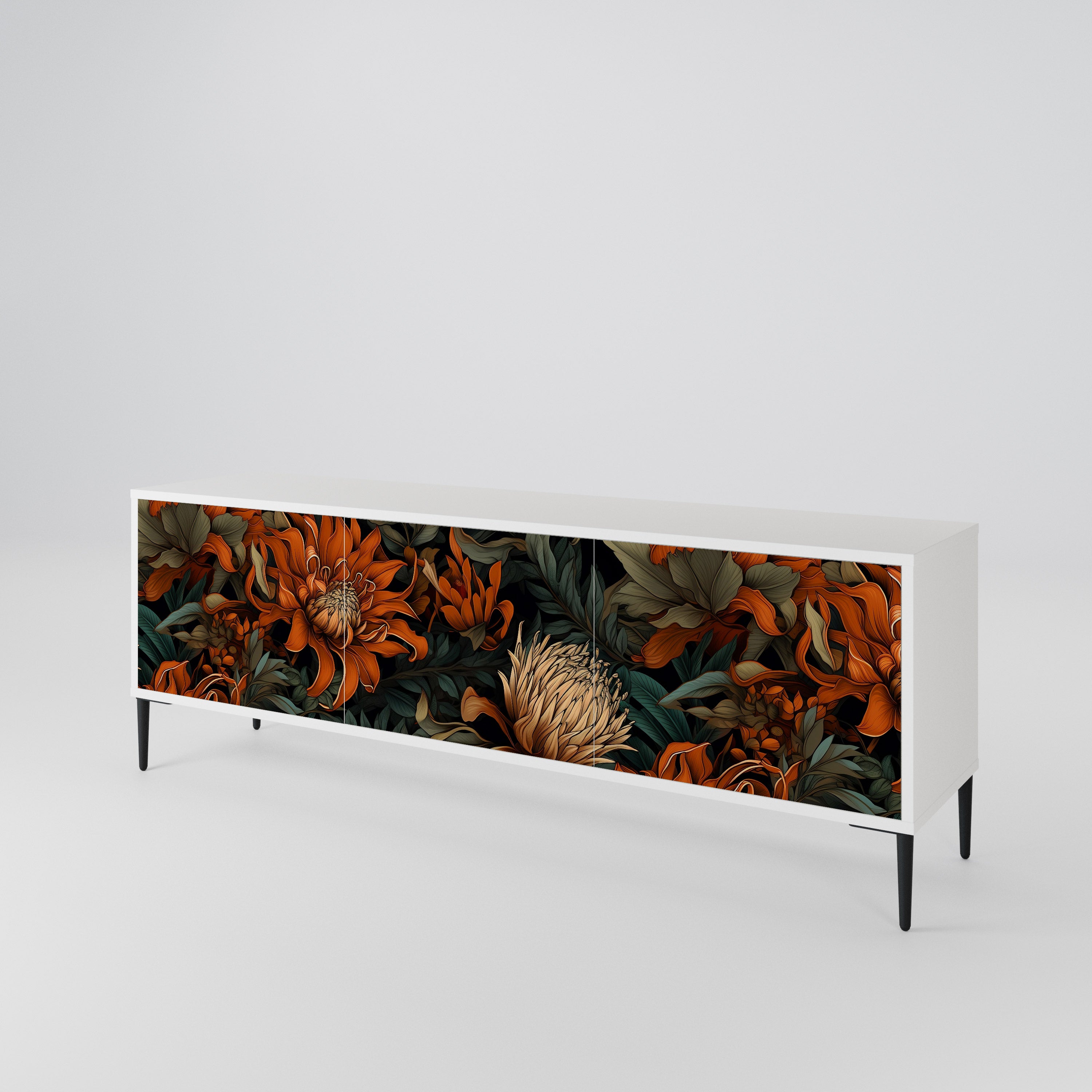 DAWN BLOOM 3-türiges TV-Lowboard