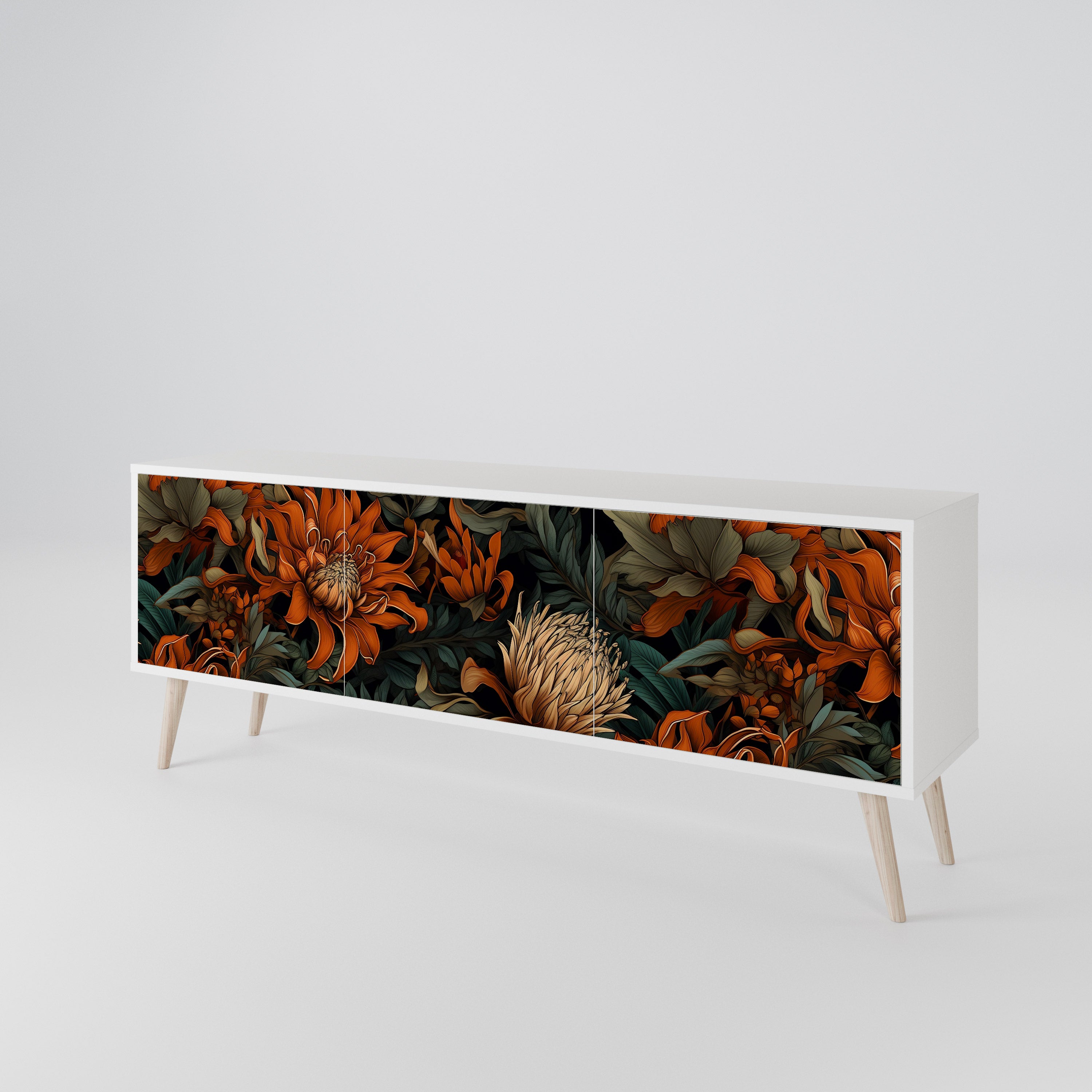 DAWN BLOOM 3-türiges TV-Lowboard